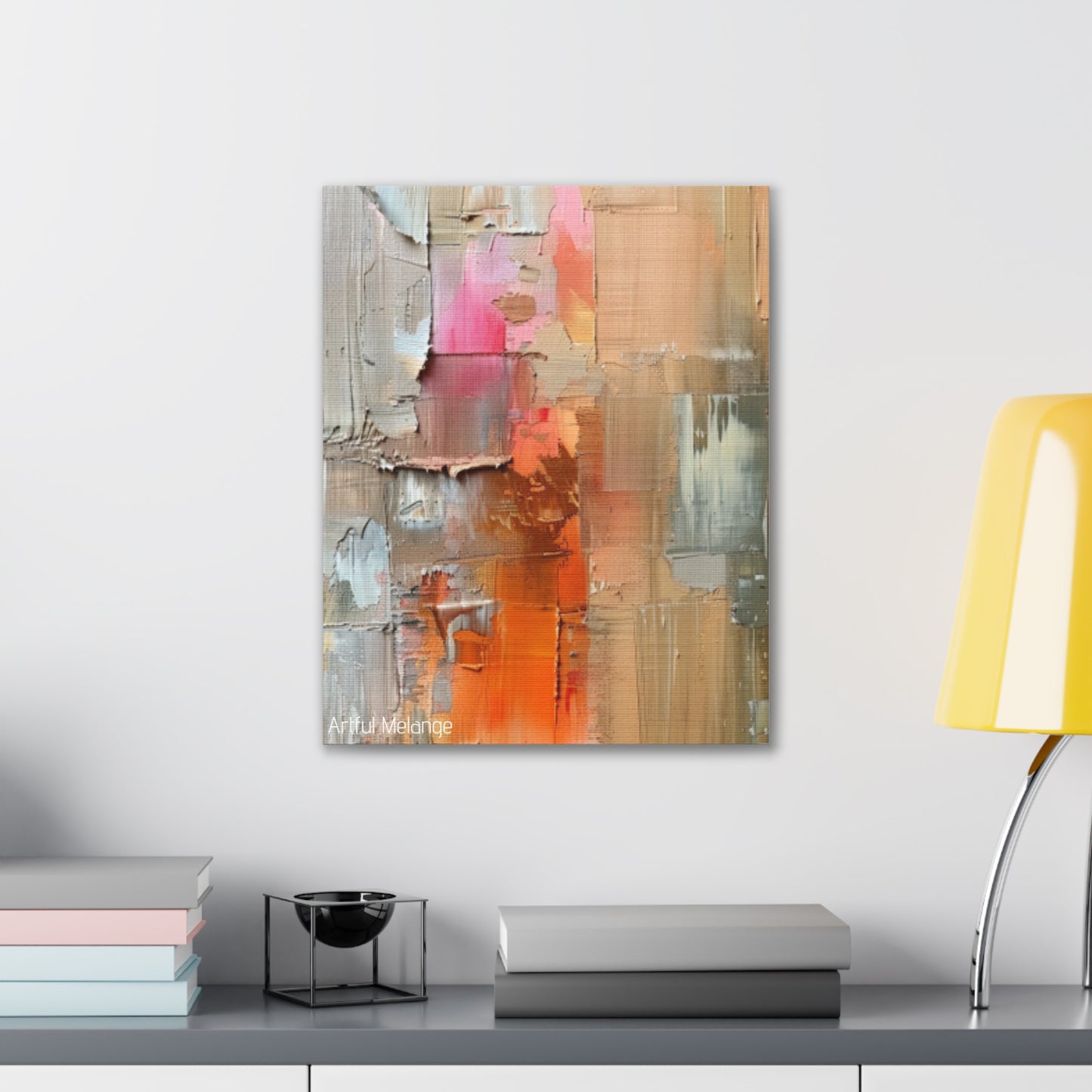 Primary Elegance: A Symphony of Sophistication Canvas Print