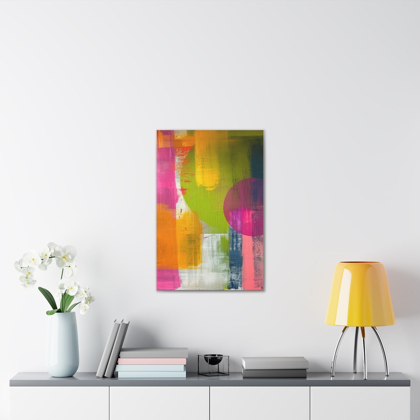 Primary Elegance: A Symphony of Sophistication Canvas Print