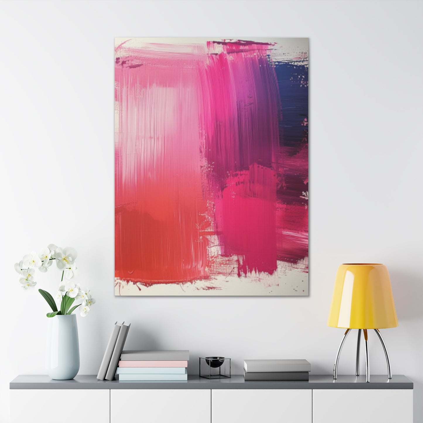 In The Pink: A Symphony of Sophistication Canvas Print