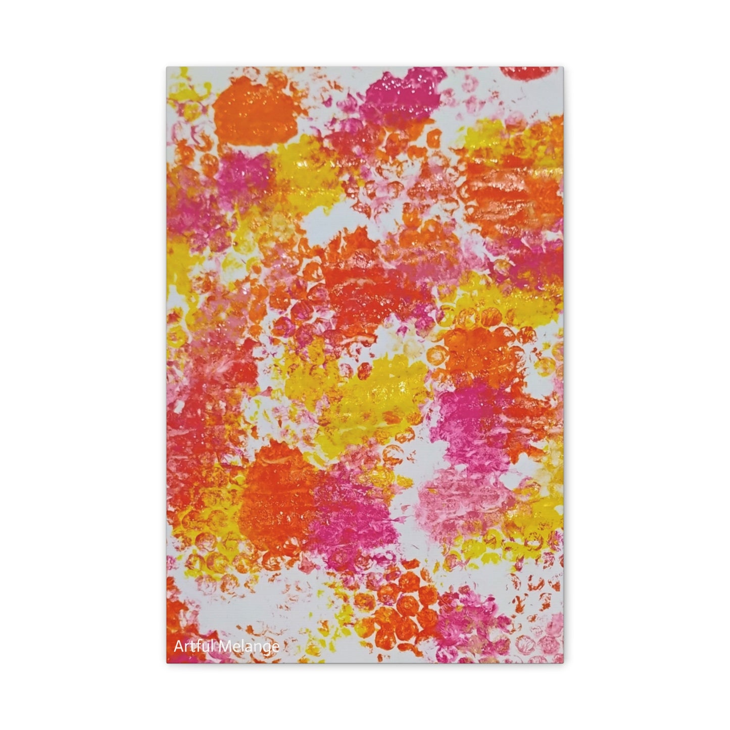 Acrylic Abstract Canvas Print - Richly Textured Artistry