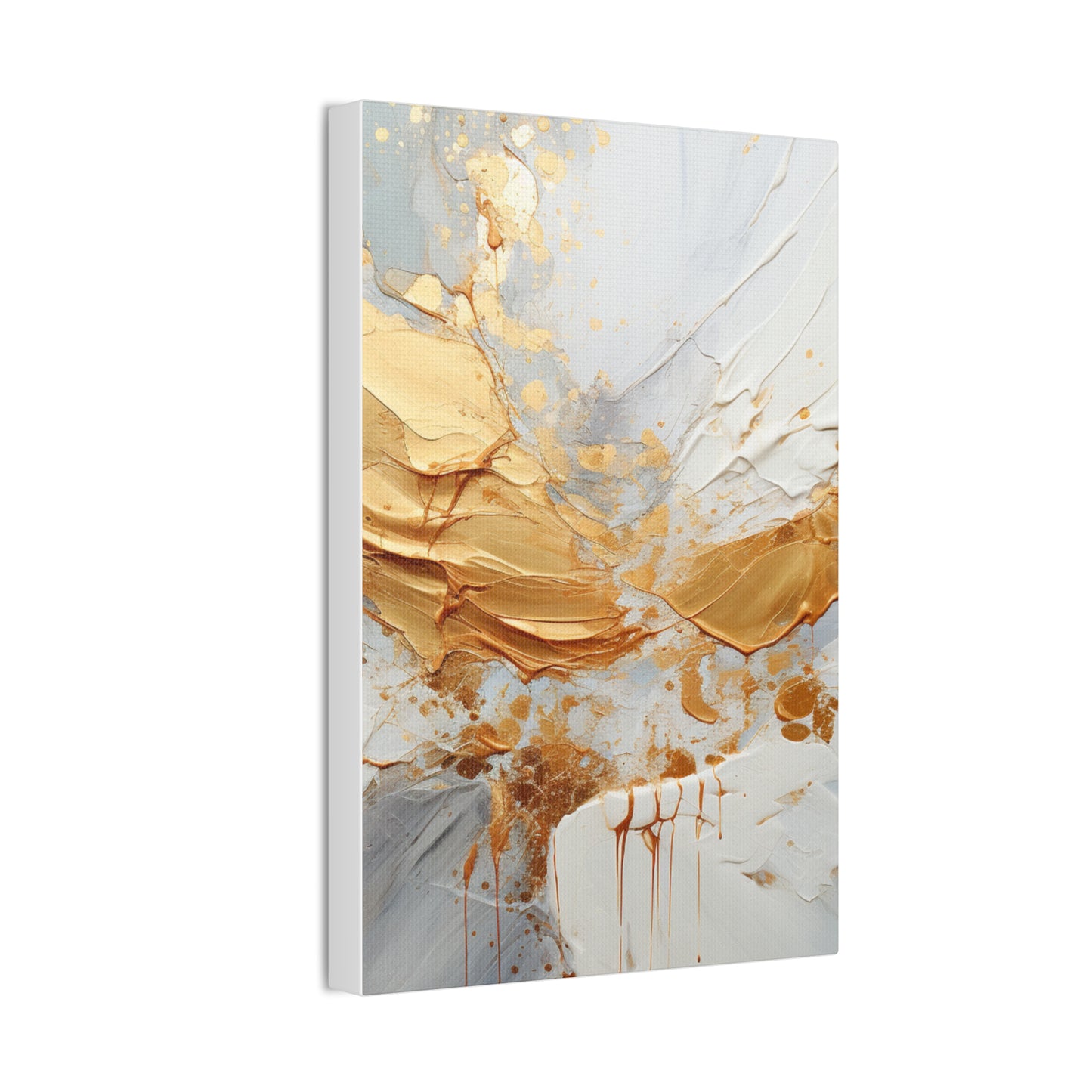 Acrylic Abstract Canvas Print - Richly Textured Artistry