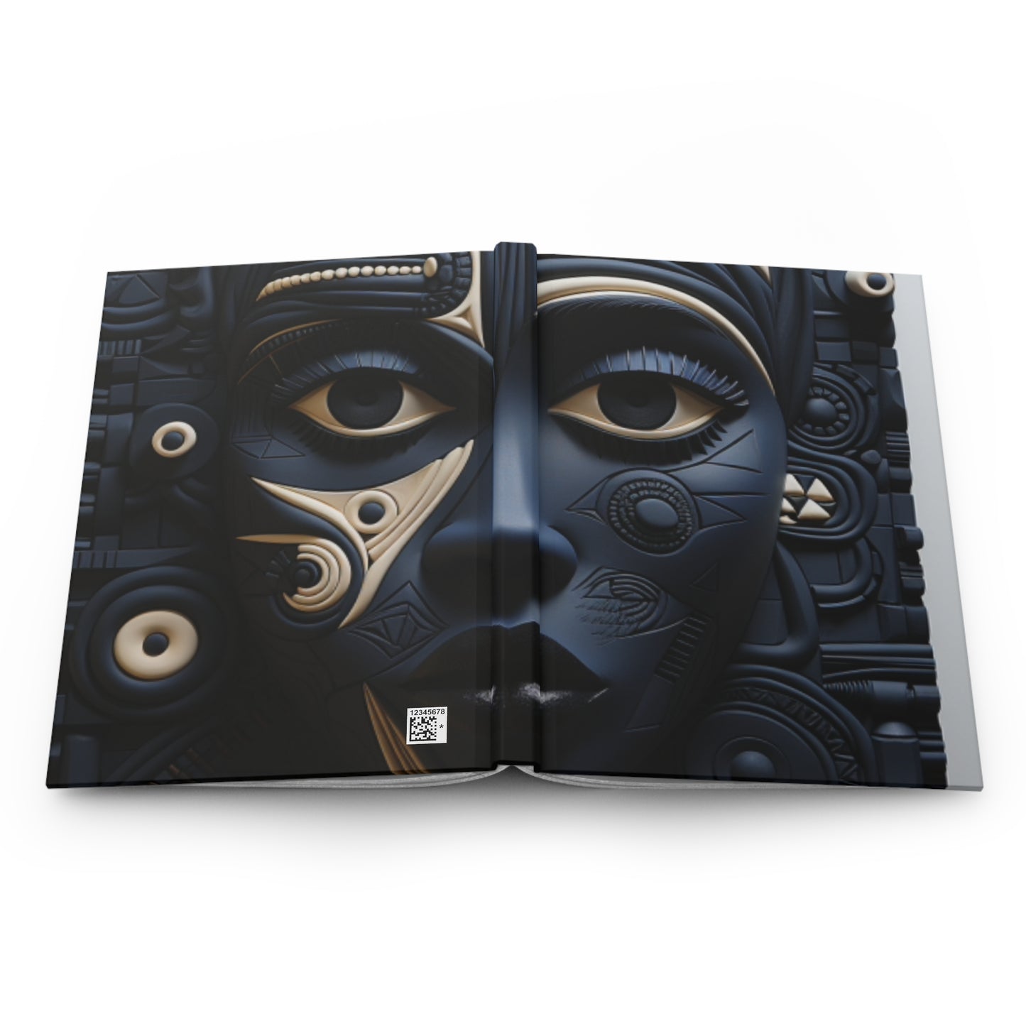 Elegance In Black: Melanated Hardcover Journal