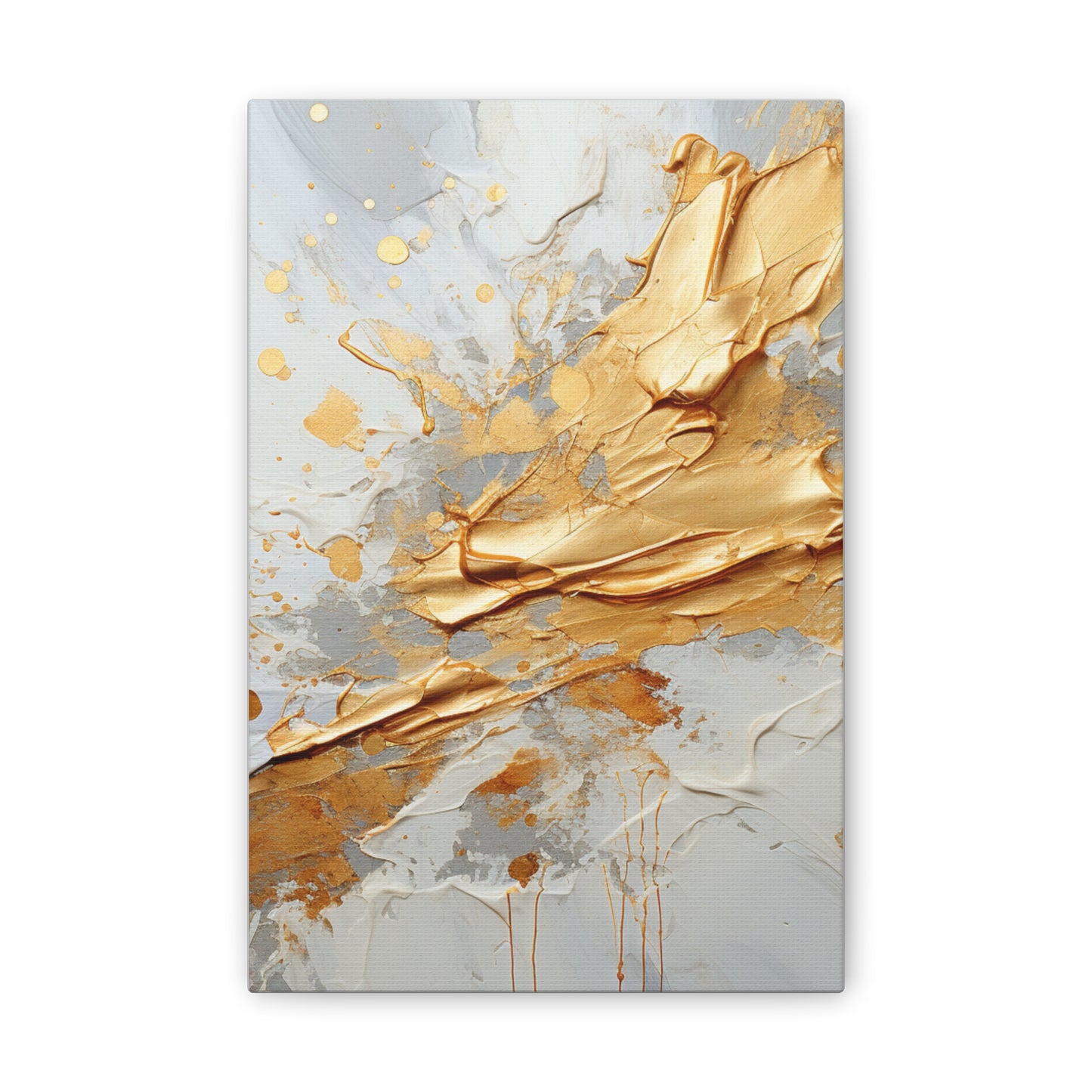 Acrylic Abstract Canvas Print - Richly Textured Artistry