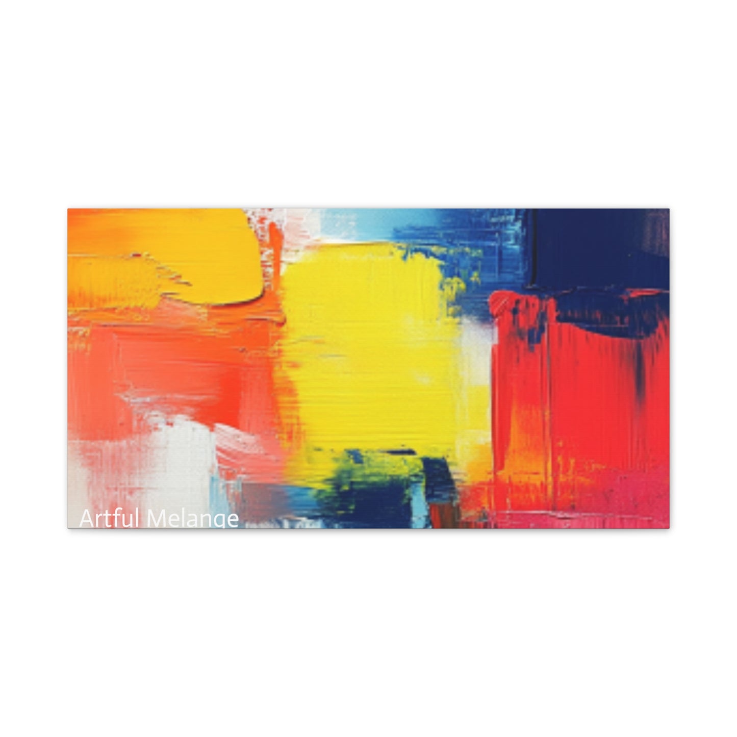 Acrylic Abstract Canvas Print - Richly Textured Artistry