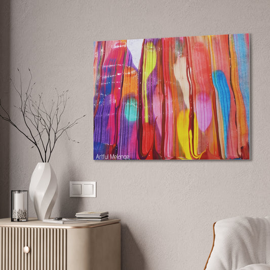 Primary Elegance: A Symphony of Sophistication Canvas Print