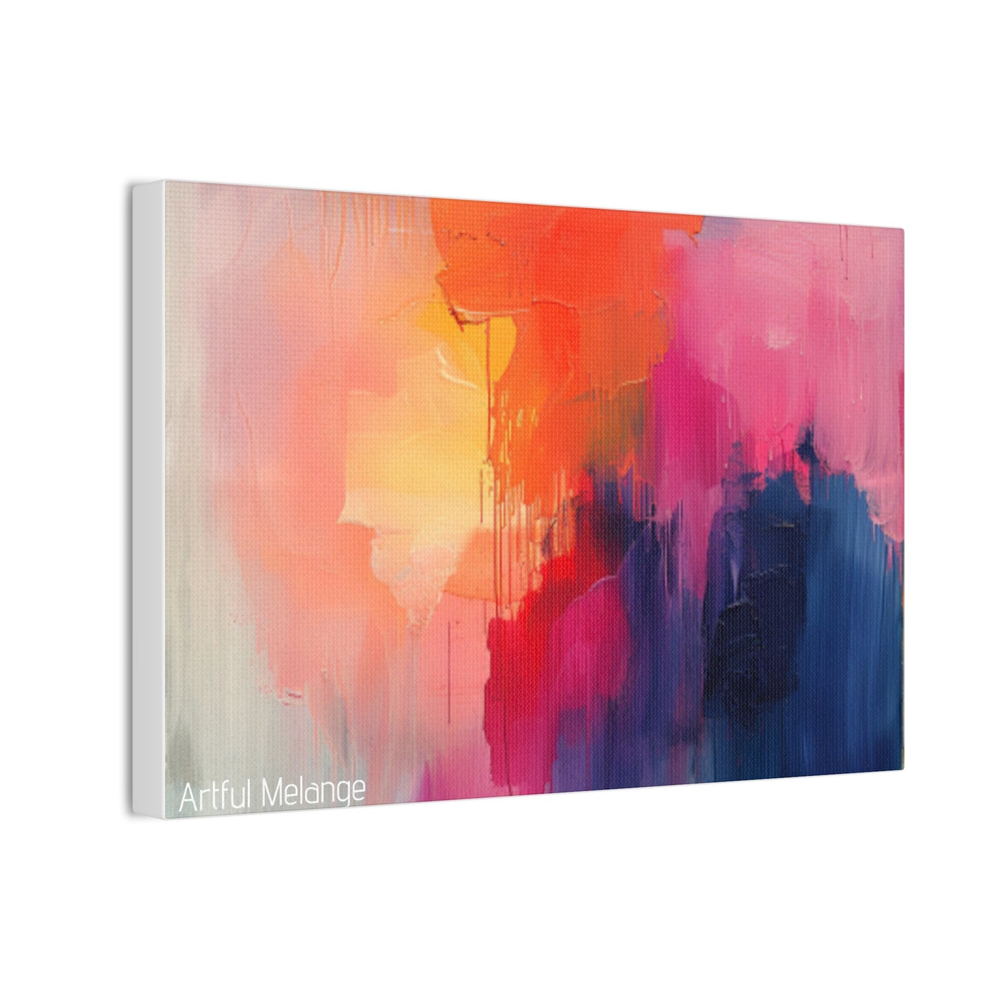 Primary Elegance: A Symphony of Sophistication Canvas Print