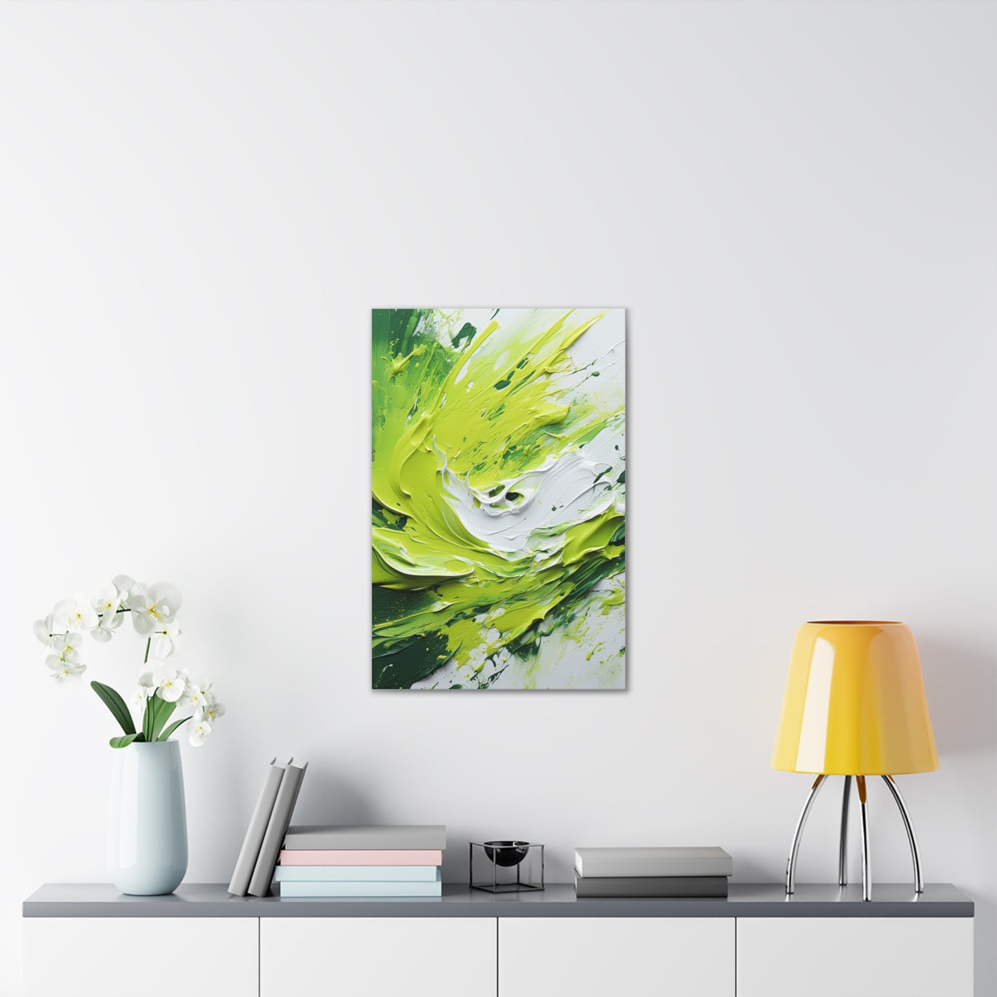 Acrylic Abstract Canvas Print - Richly Textured Artistry