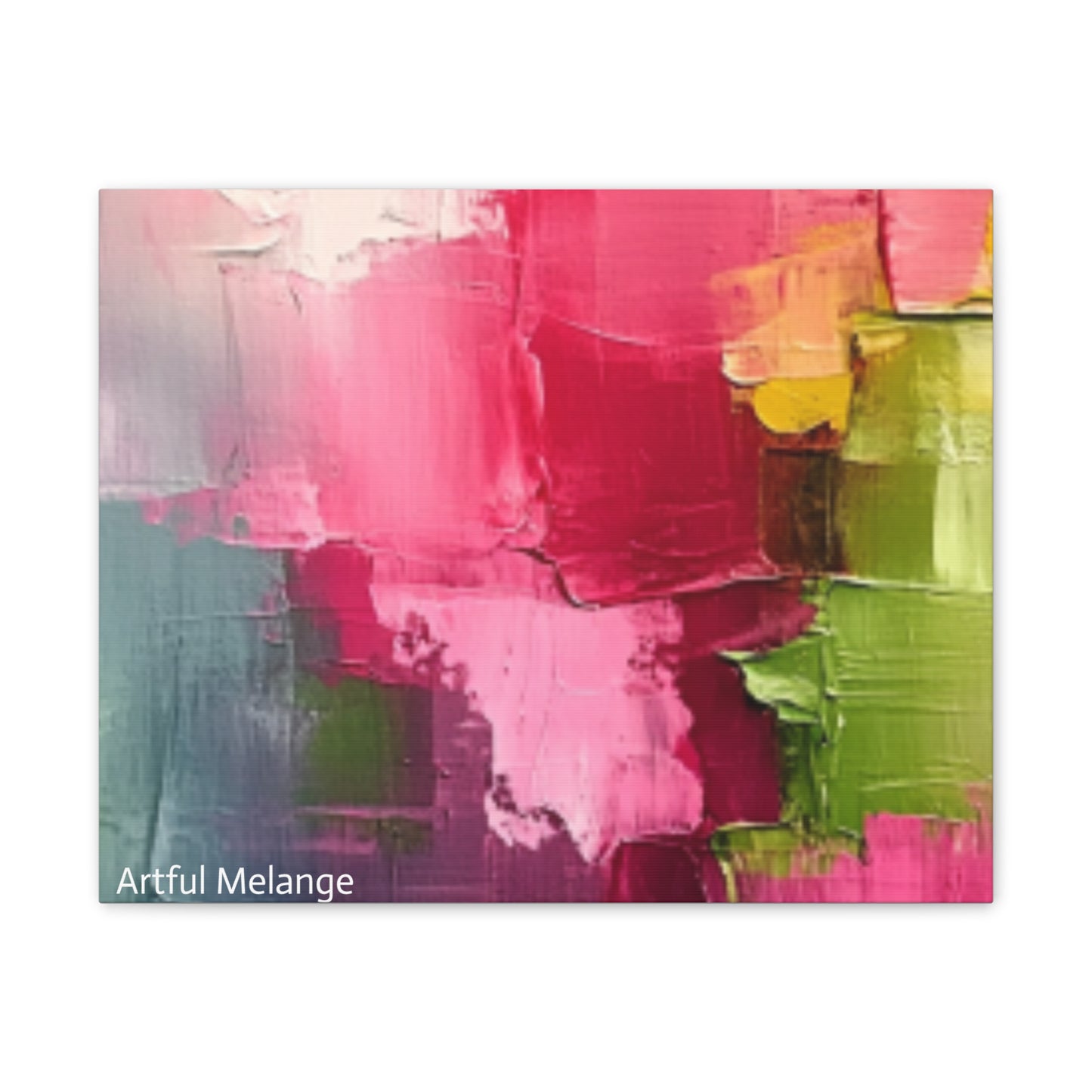 Acrylic Abstract Canvas Print - Richly Textured Artistry