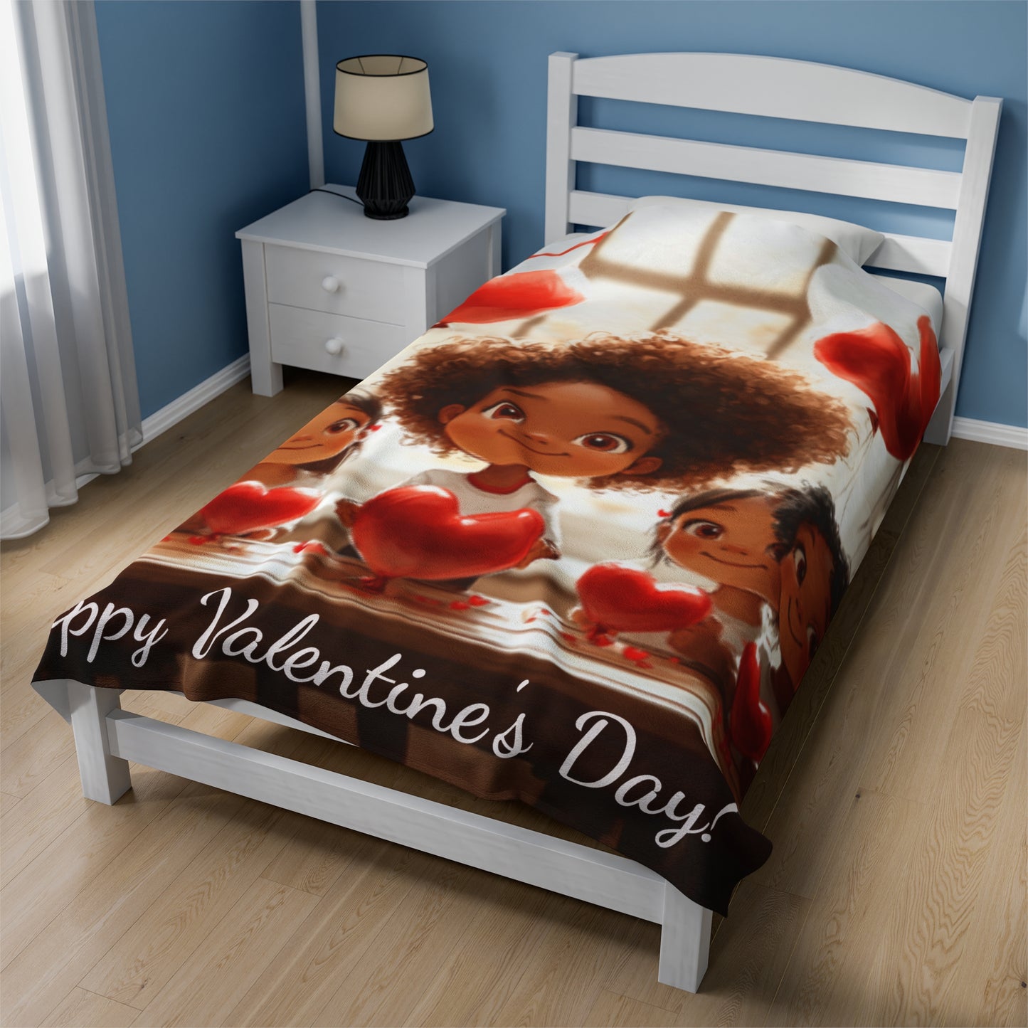 Velveteen Plush Valentine's Day Blanket 32