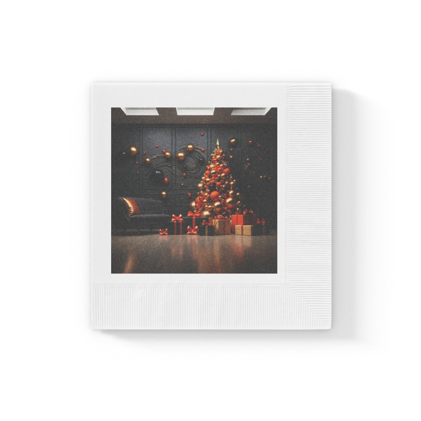 Dynamic Holiday Napkins for Sophisticated Living Spaces