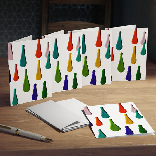 Elegance in Ink:  Abstract Art Note Card Set(5-Pack)