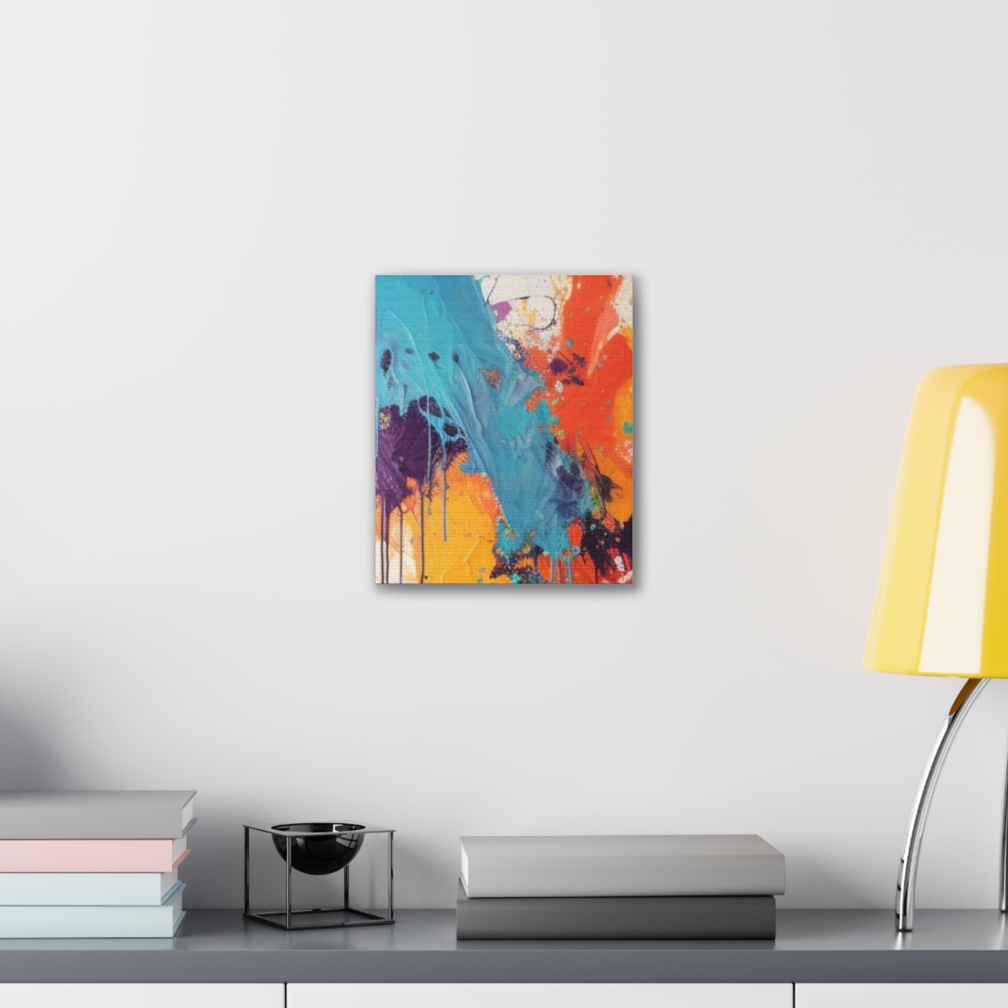 Primary Elegance: A Symphony of Sophistication Canvas Print