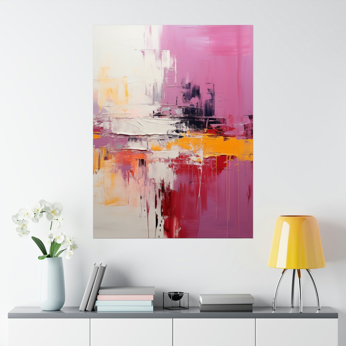 Radiant Harmony Matte Vertical Canvas Poster