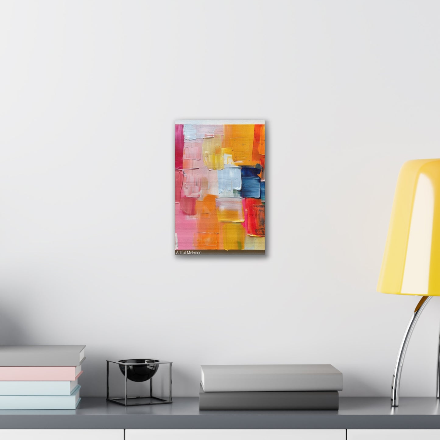 Primary Elegance: A Symphony of Sophistication Canvas Print