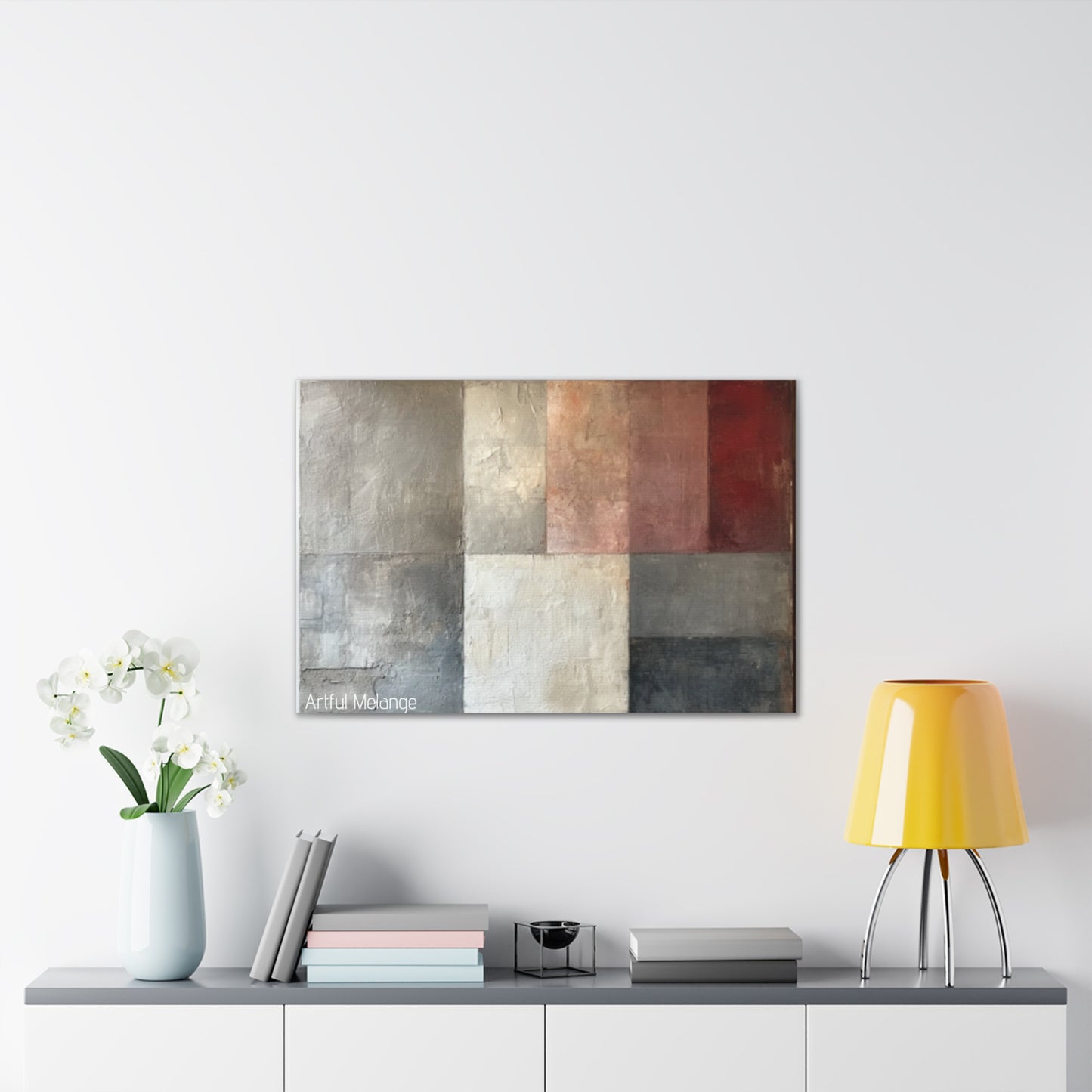 Primary Elegance: A Symphony of Sophistication Canvas Print