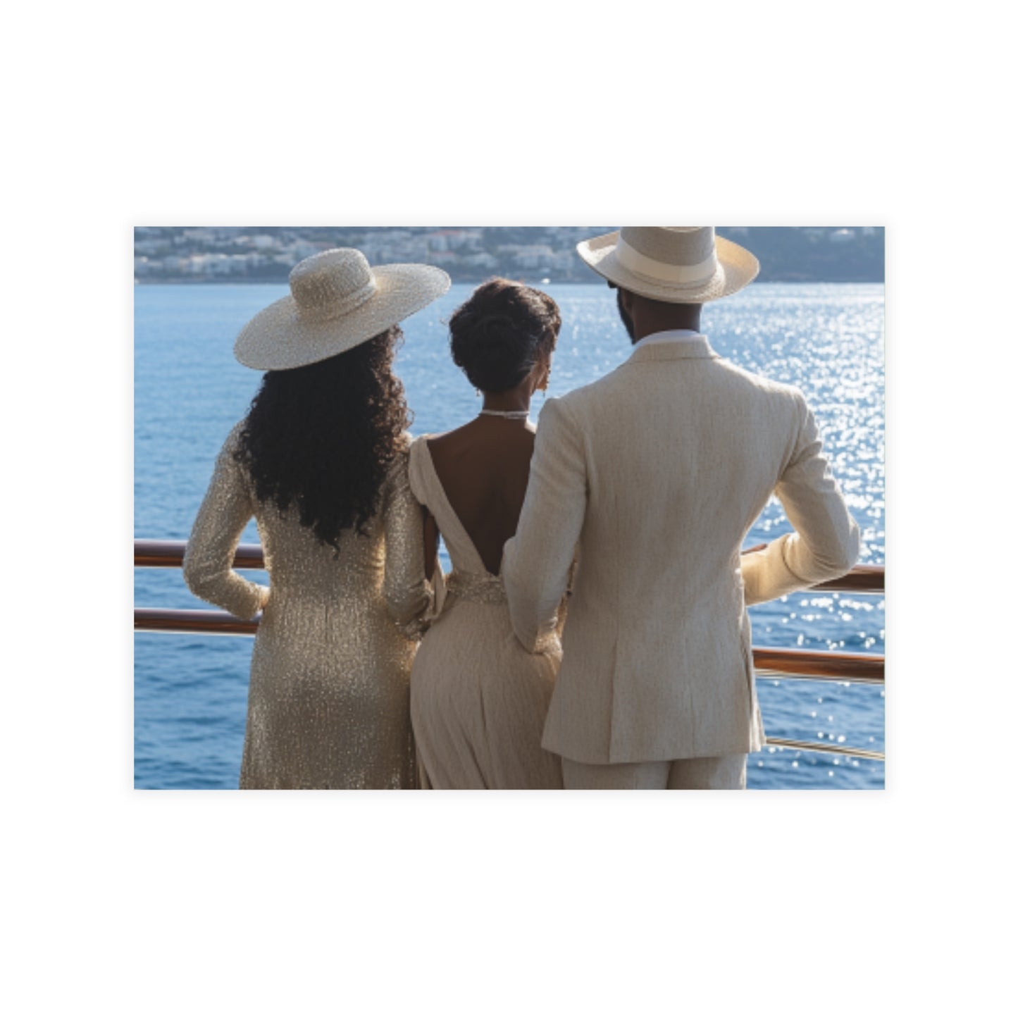 Sail & Celebrate: A Day of Elegance Yacht/Boat Party Invitation Bundles (envelopes included)