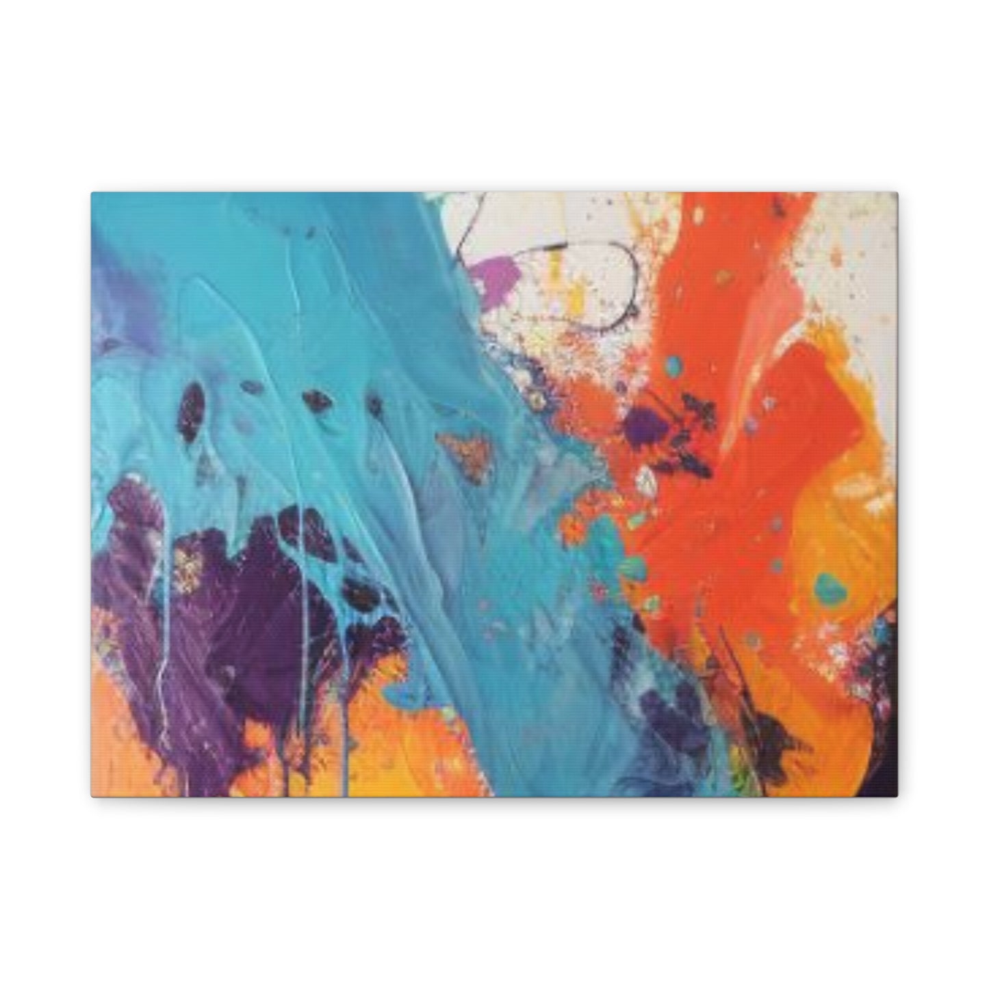 Primary Elegance: A Symphony of Sophistication Canvas Print