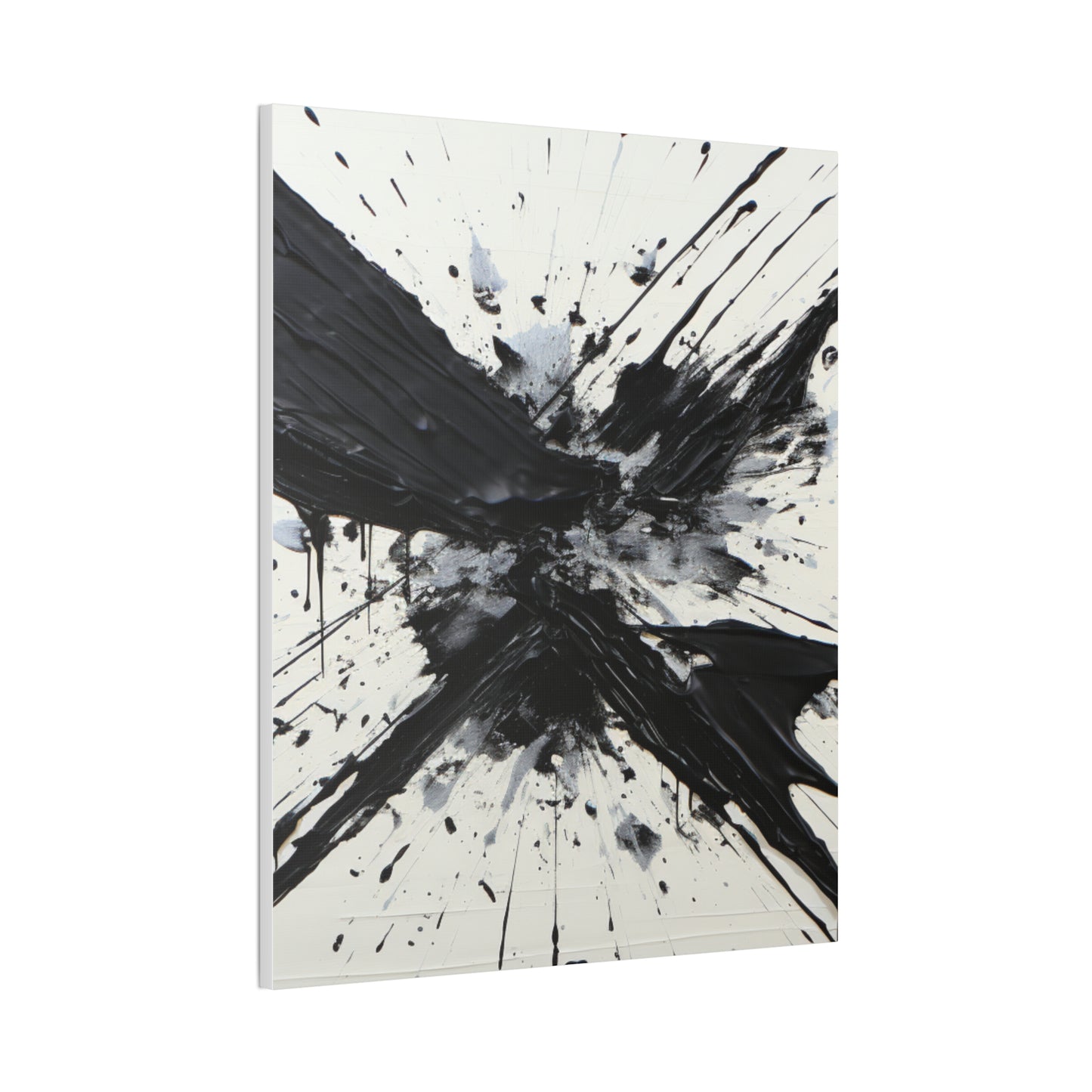 Acrylic Abstract Canvas Print - Richly Textured Artistry