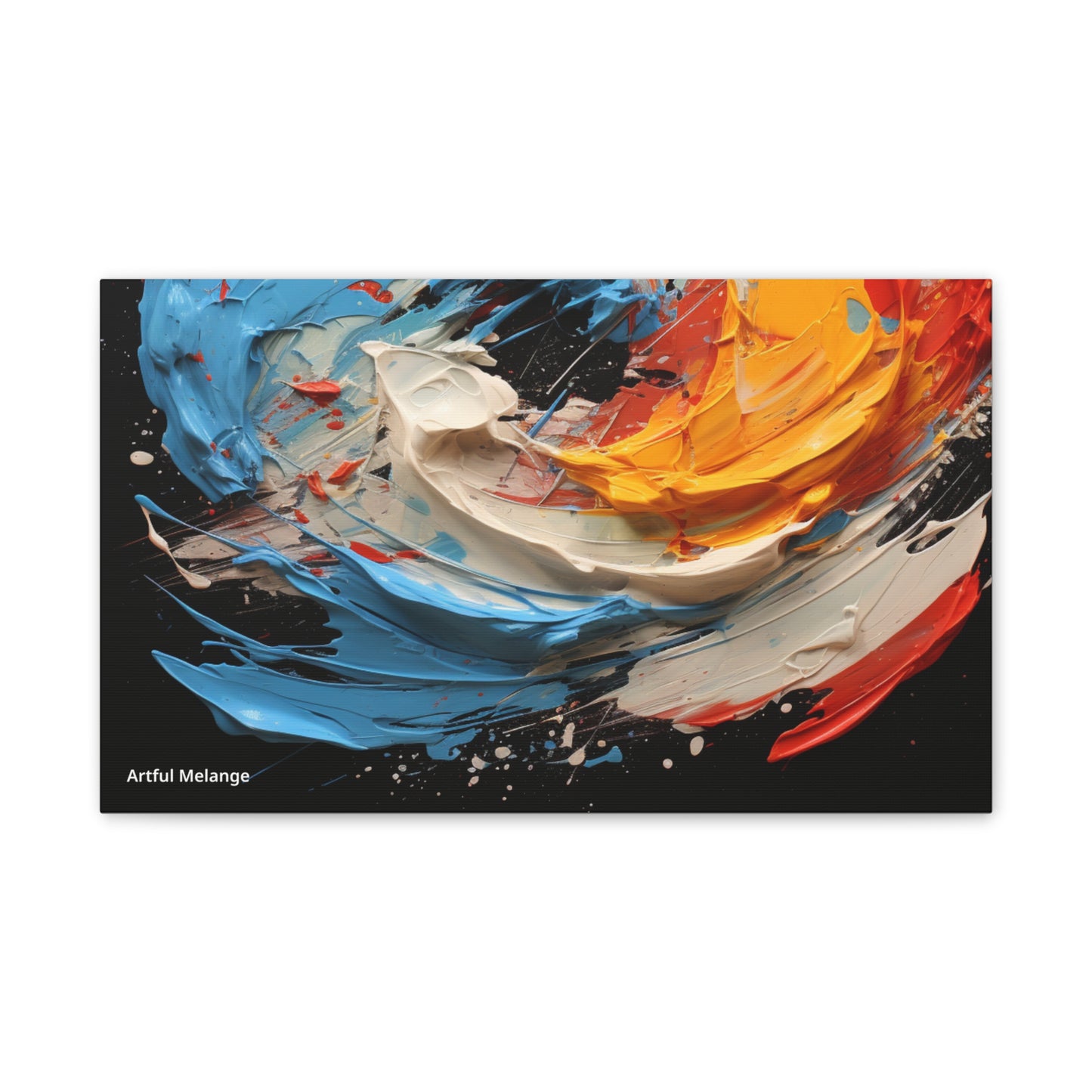 Acrylic Abstract  Canvas Print - Richly Textured Artistry