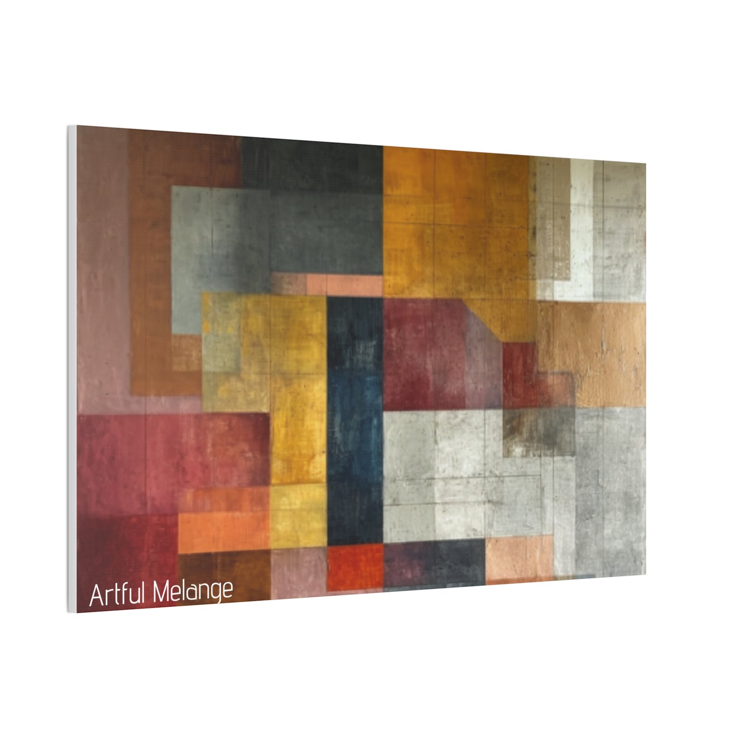 Primary Elegance: A Symphony of Sophistication Canvas Print