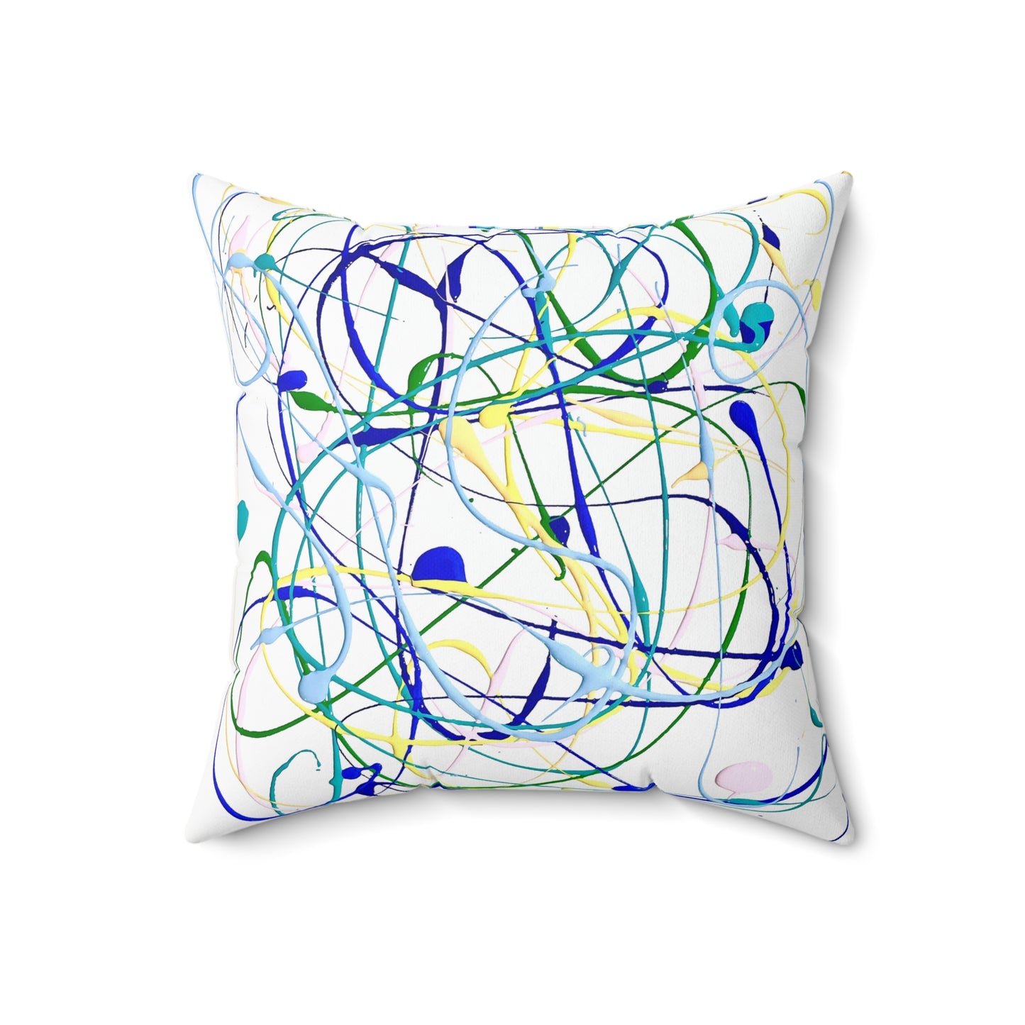 Artistic Abstractions: Abstract Acrylic Art Pillows Collection