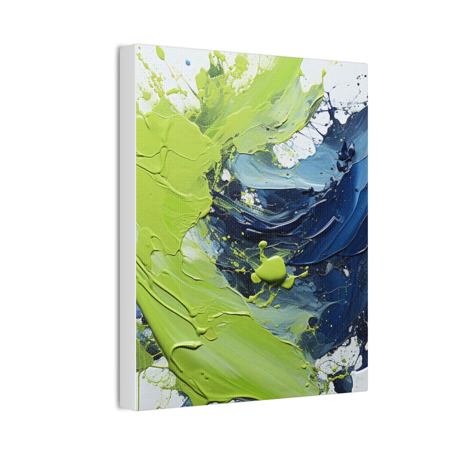 Acrylic Abstract Canvas Print - Richly Textured Artistry