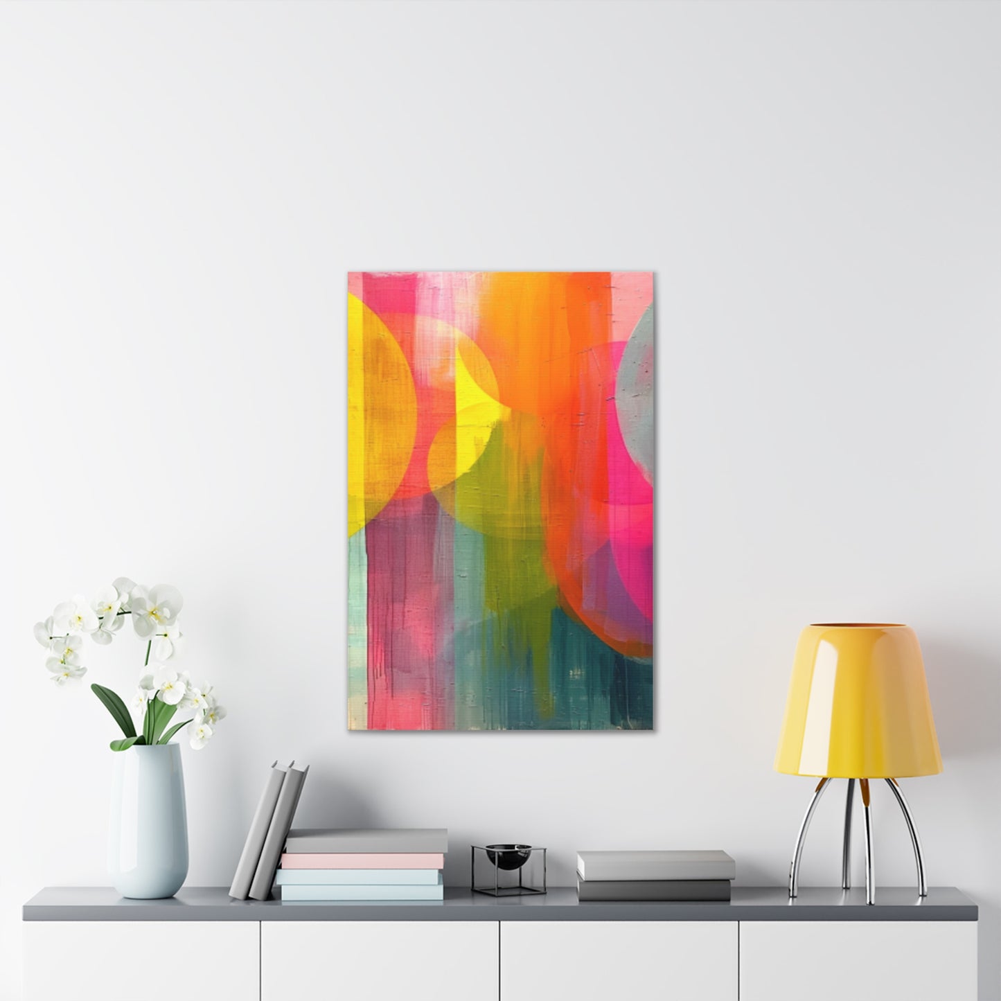 Primary Elegance: A Symphony of Sophistication Canvas Print