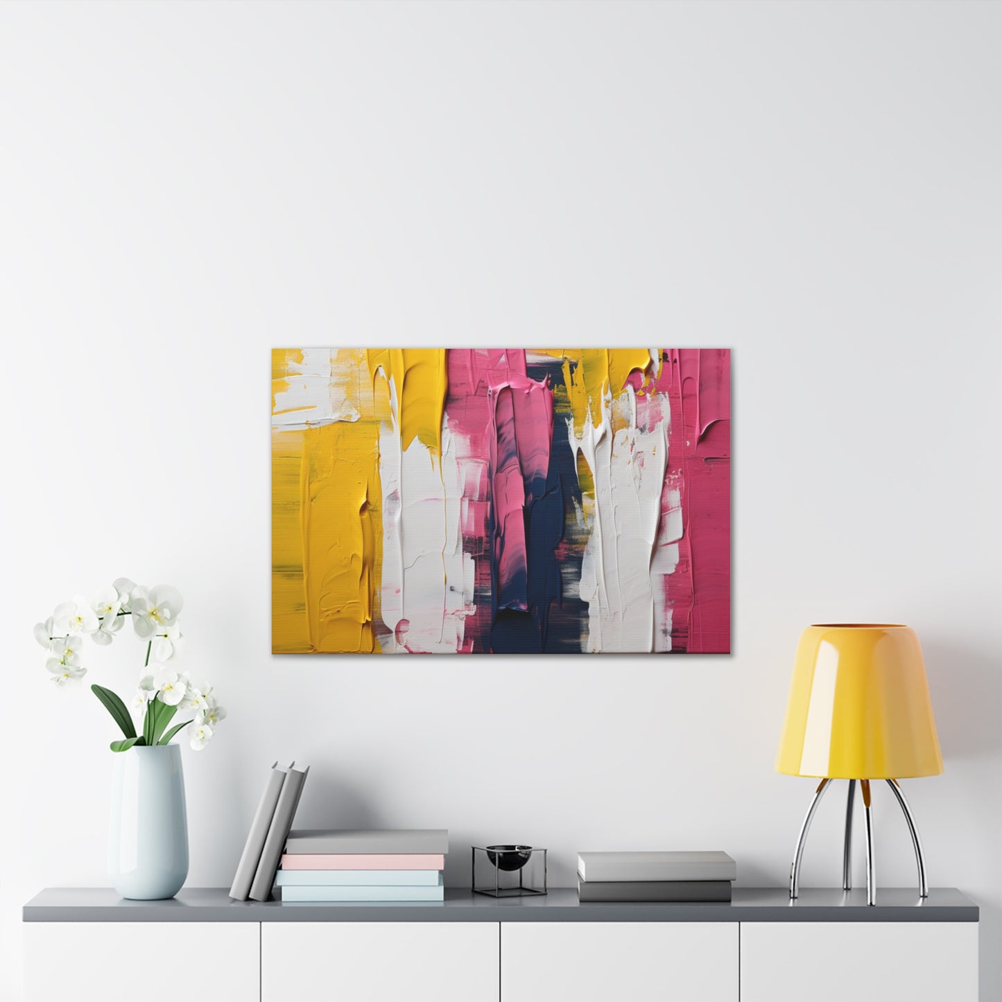 Primary Elegance: A Symphony of Sophistication Canvas Print