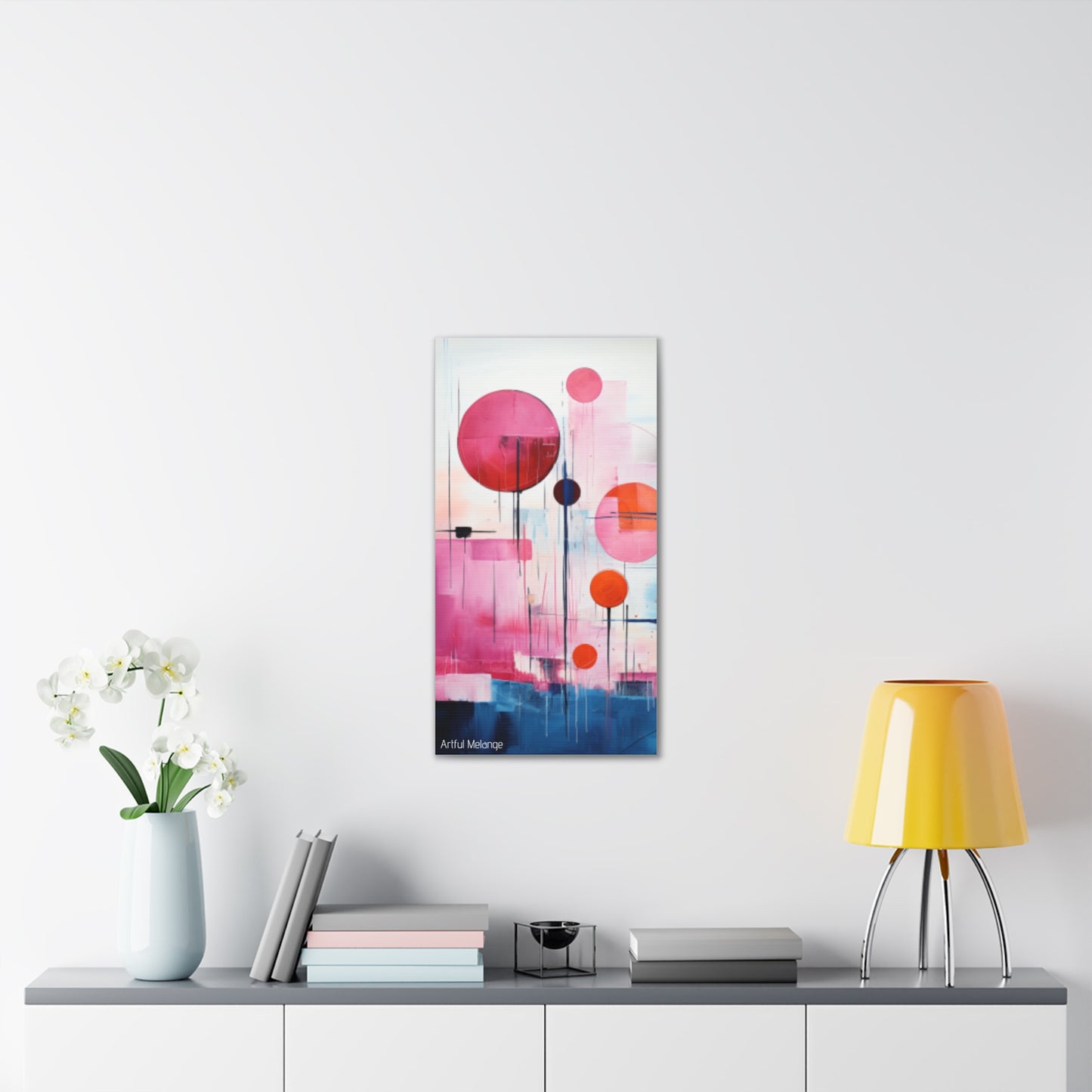 Primary Elegance: A Symphony of Sophistication Canvas Print