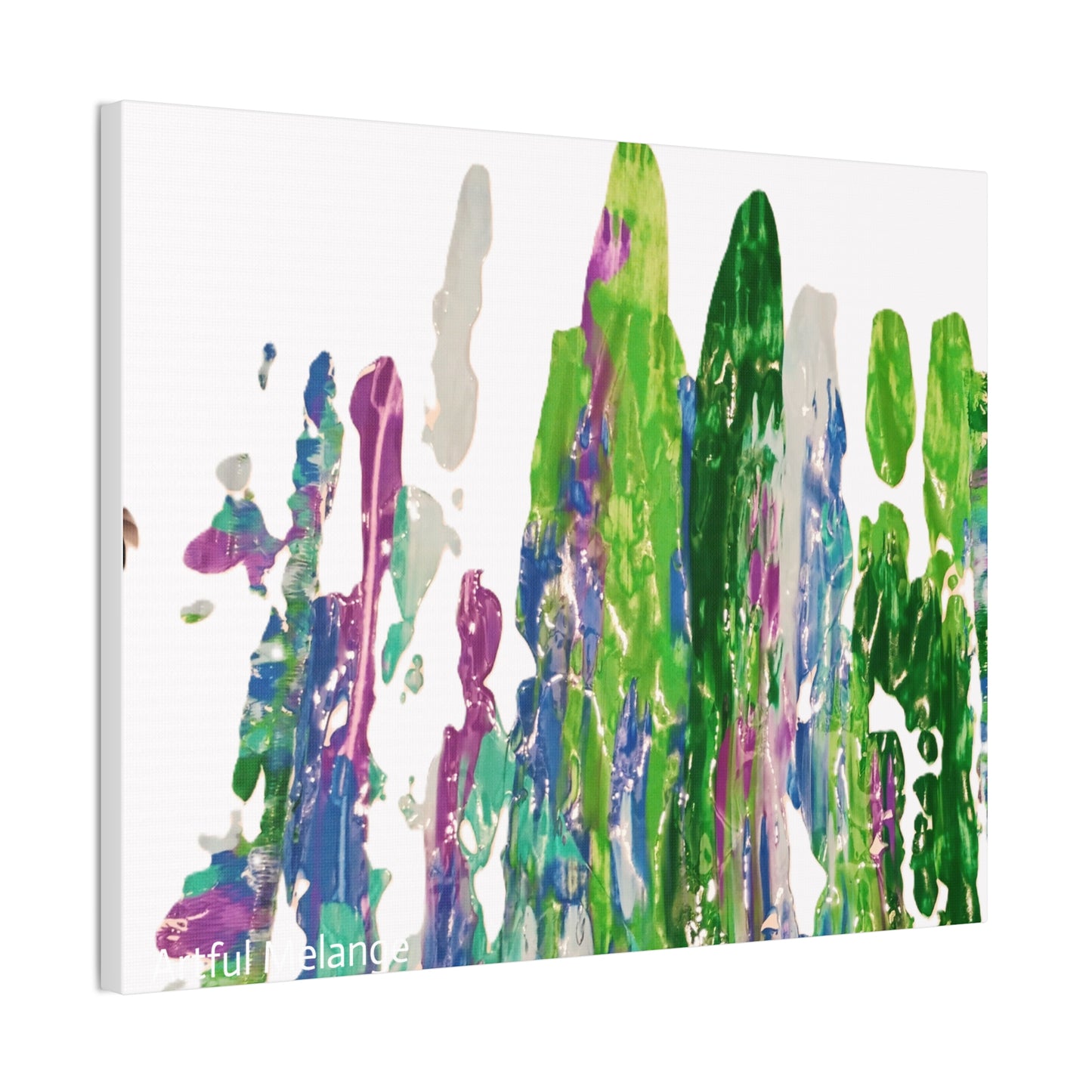 Acrylic Abstract Canvas Print - Richly Textured Artistry