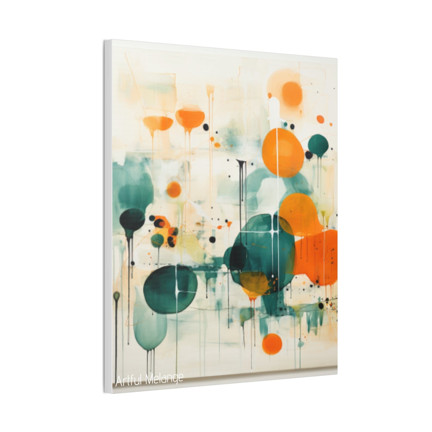 Primary Elegance: A Symphony of Sophistication Canvas Print