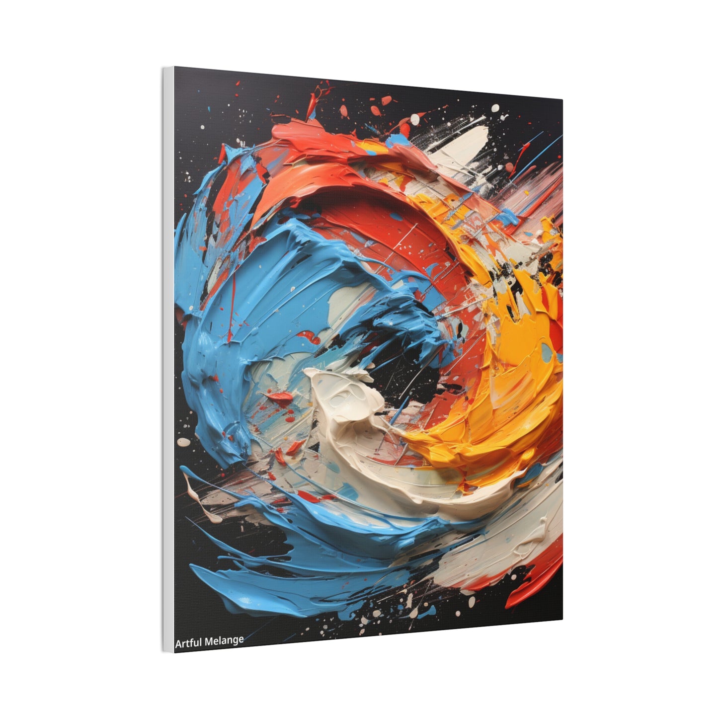 Acrylic Abstract  Canvas Print - Richly Textured Artistry