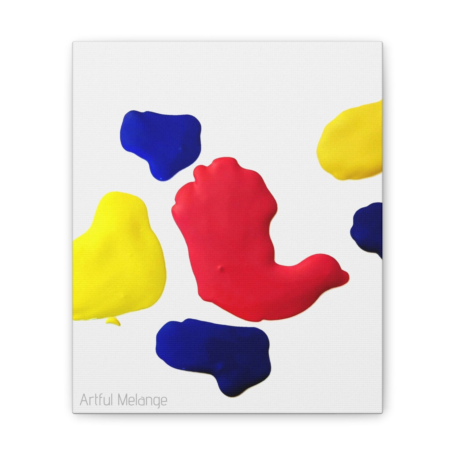 Primary Elegance: A Symphony of Sophistication Canvas Print