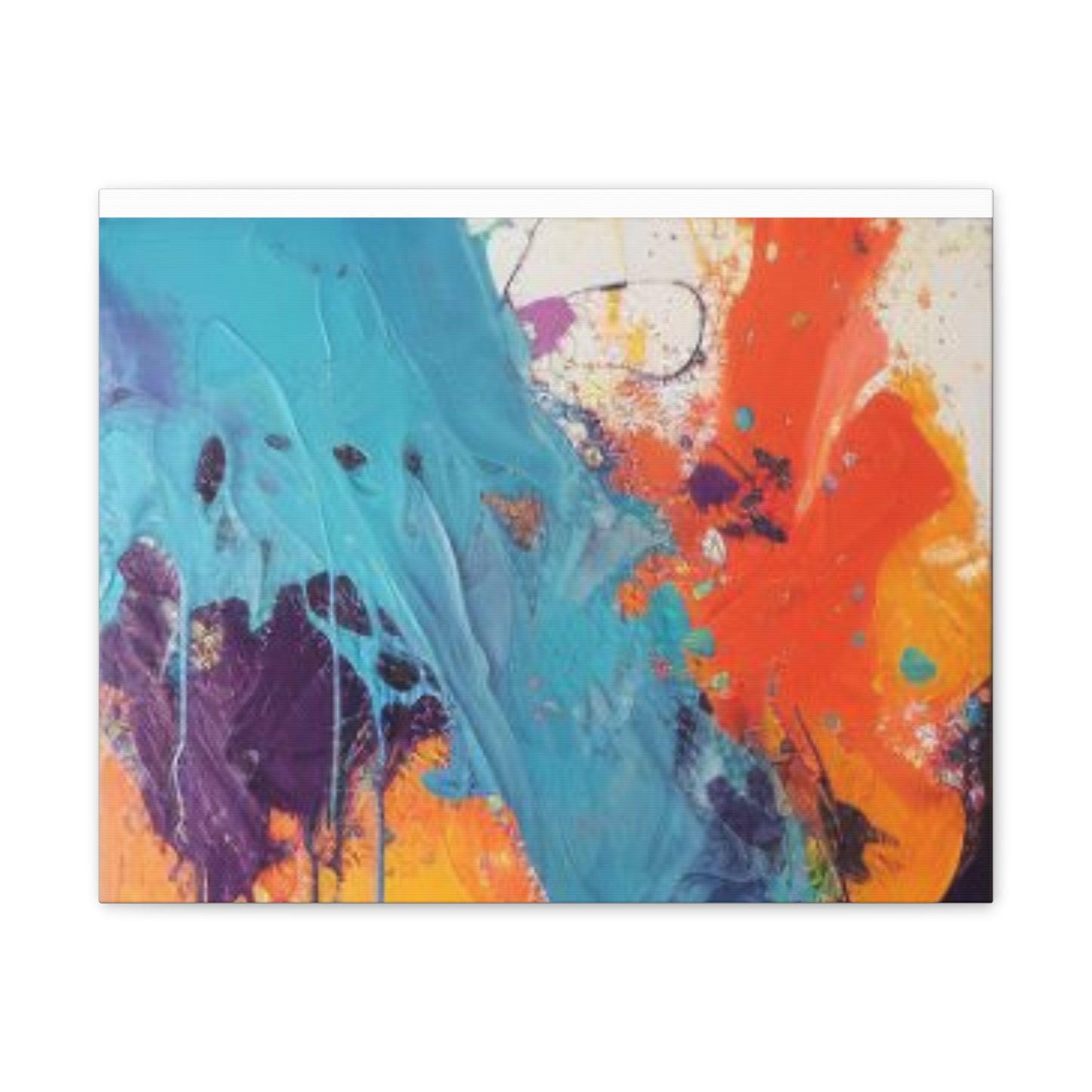 Primary Elegance: A Symphony of Sophistication Canvas Print