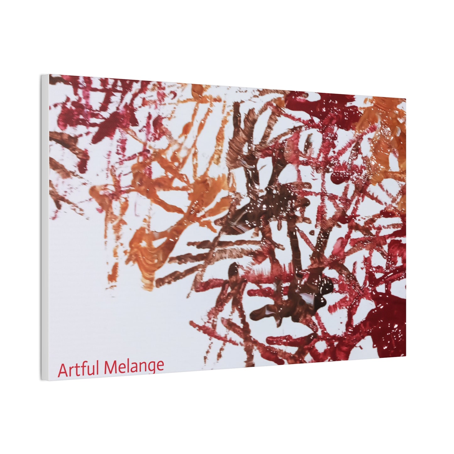 Acrylic Abstract Canvas Print - Richly Textured Artistry