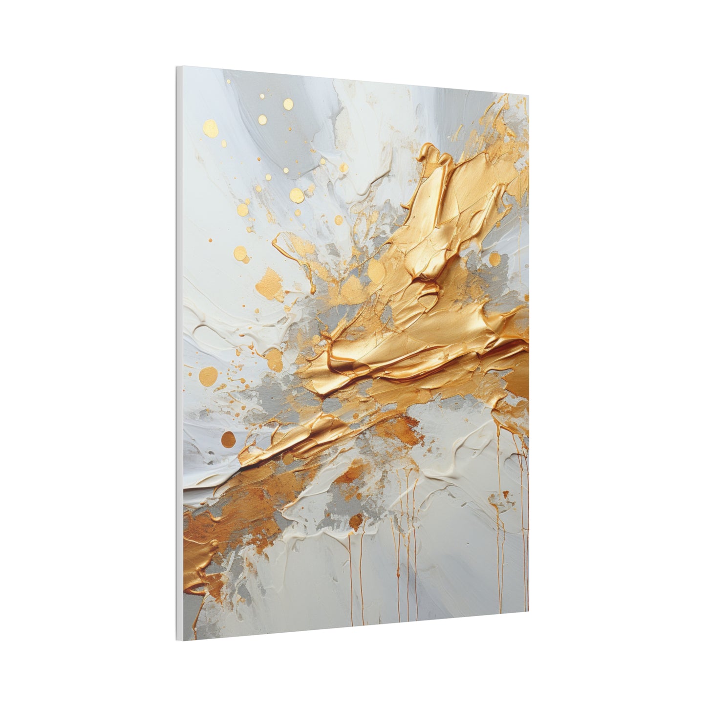 Acrylic Abstract Canvas Print - Richly Textured Artistry