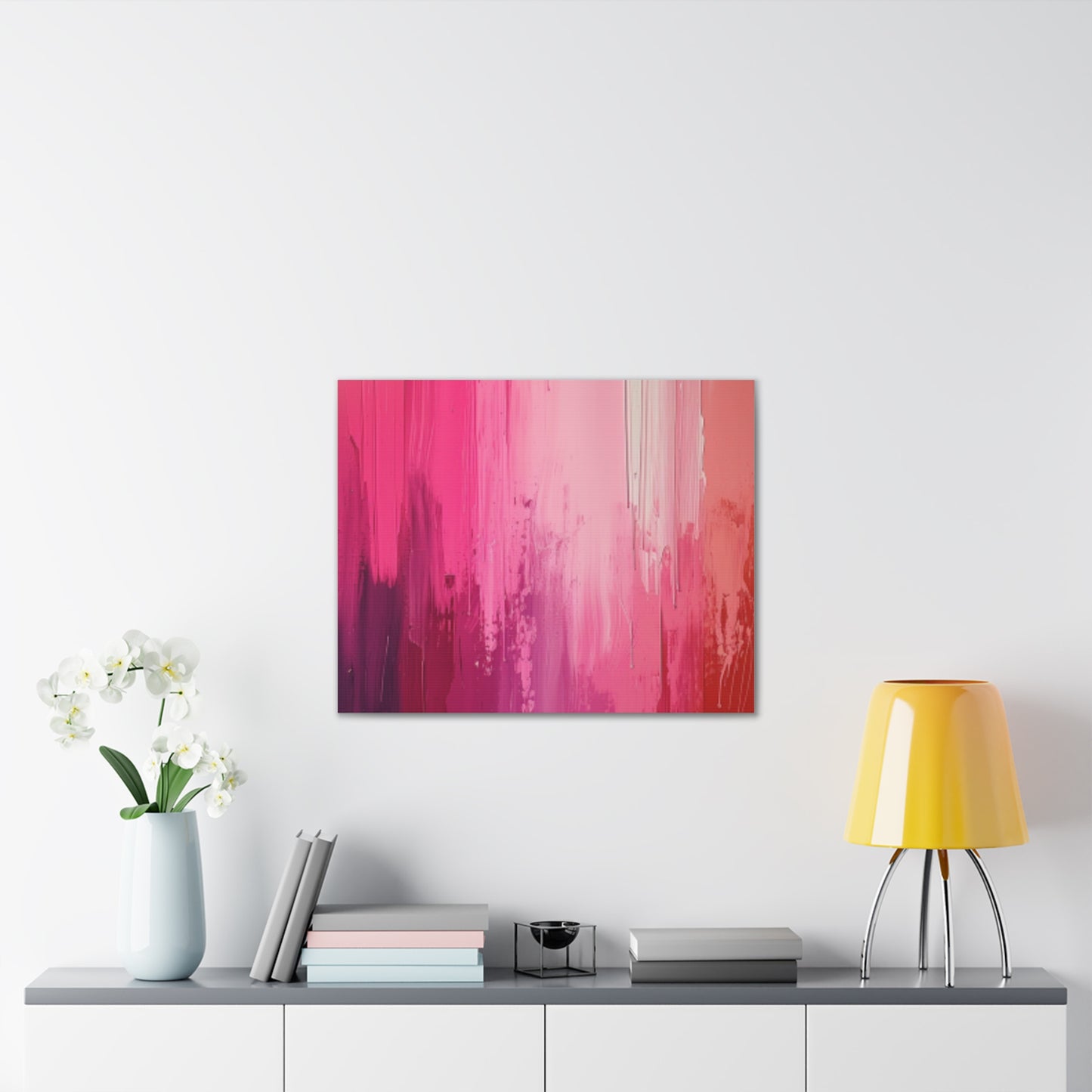 In The Pink: A Symphony of Sophistication Canvas Print