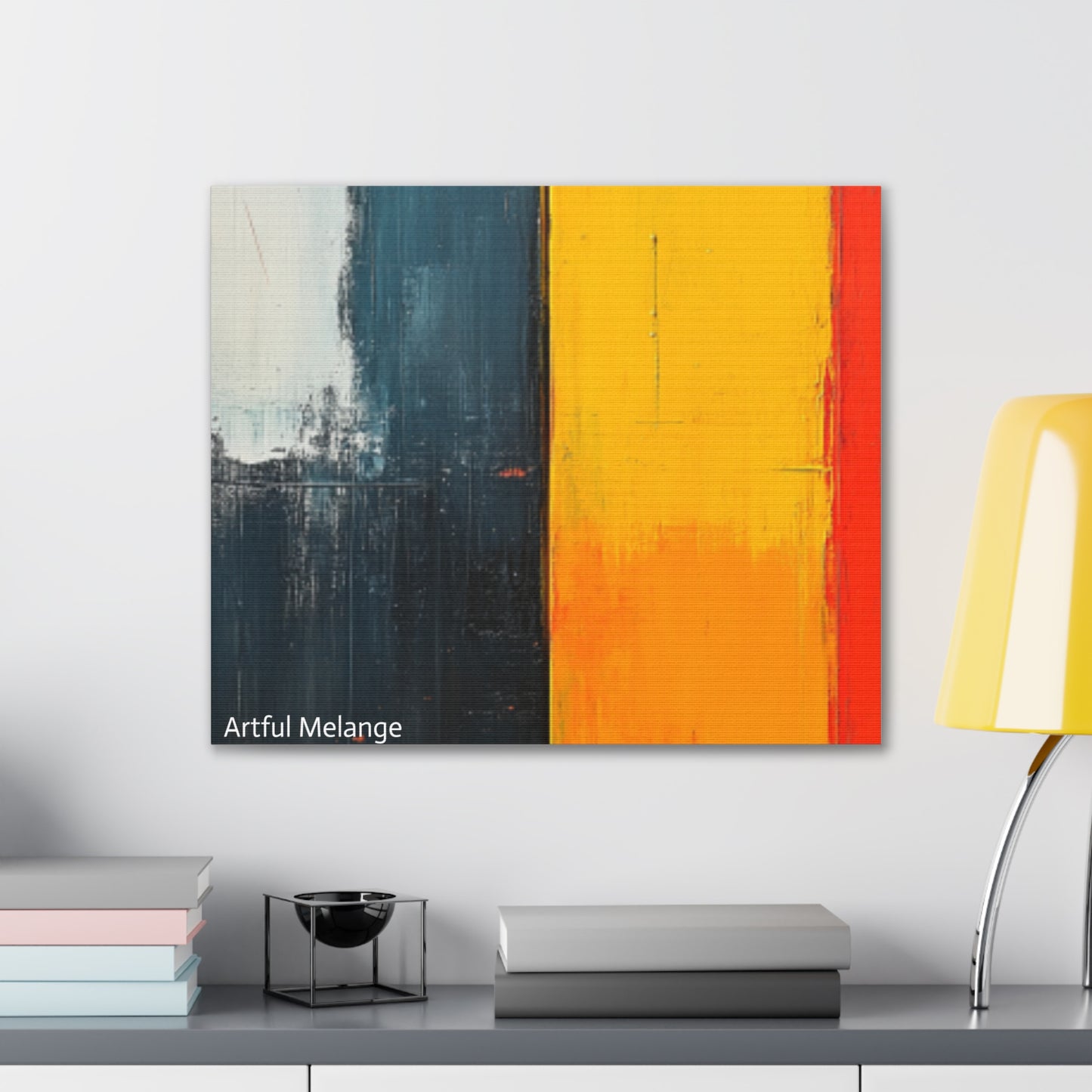 Acrylic Abstract Canvas Print - Richly Textured Artistry