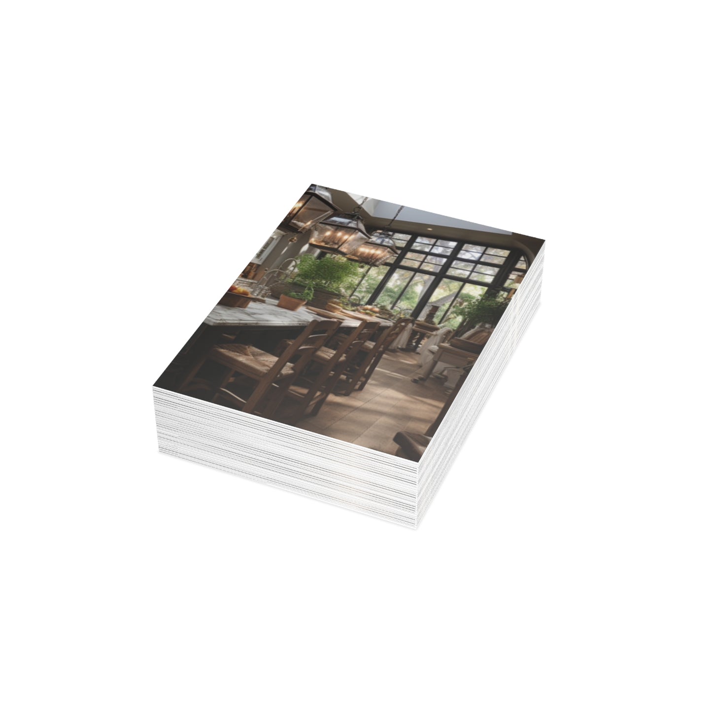 Elegant Kitchen Note Cards (1, 10, 30, and 50pcs)