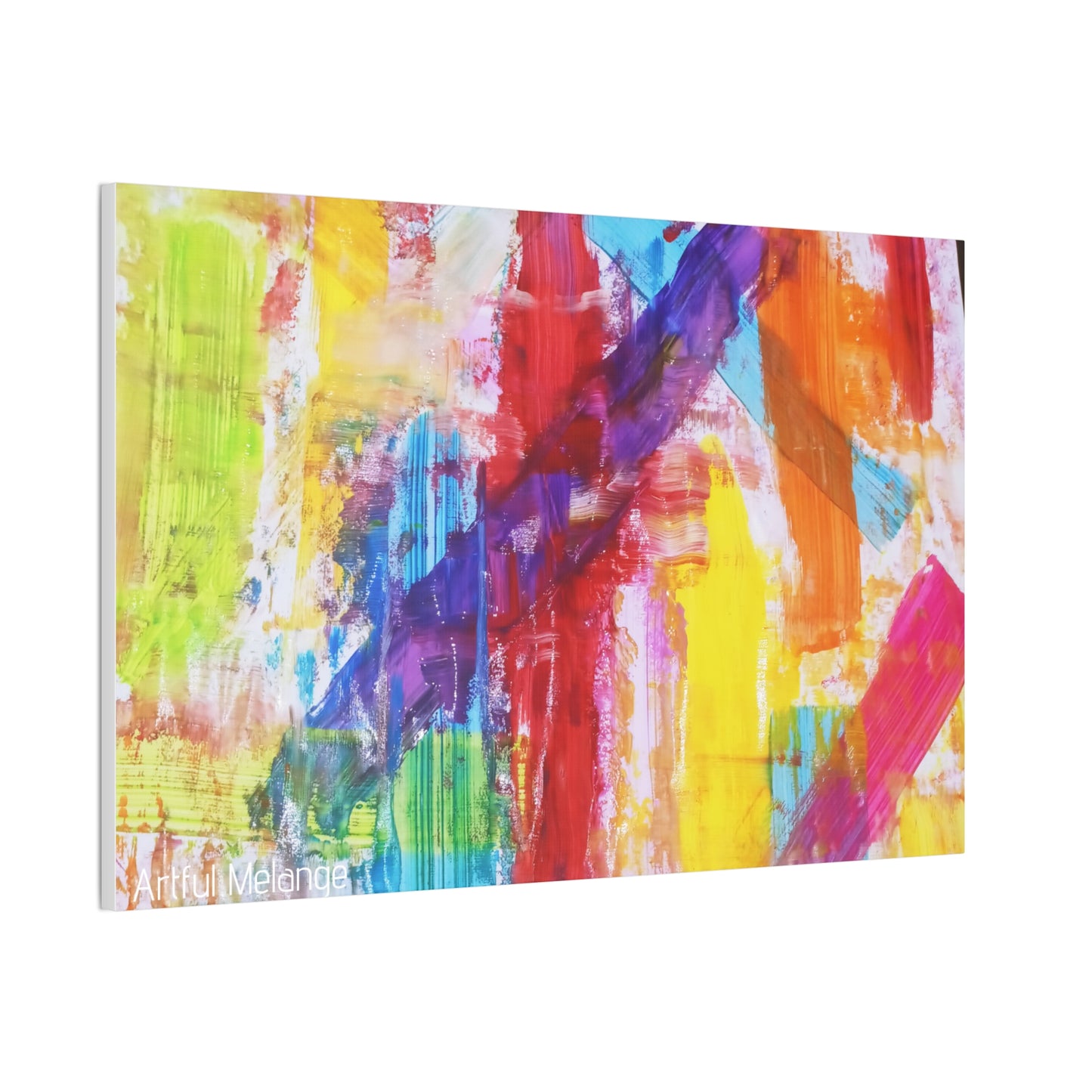 Primary Elegance: A Symphony of Sophistication Canvas Print