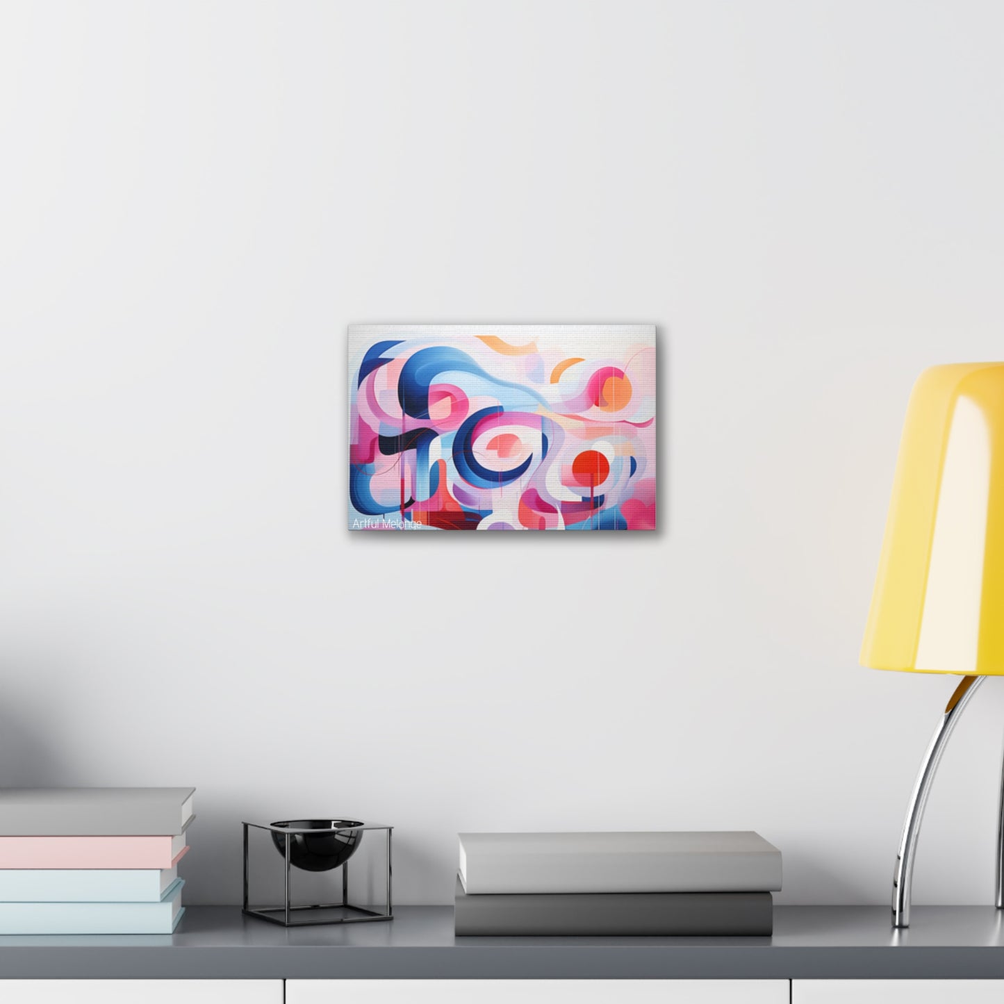 Primary Elegance: A Symphony of Sophistication Canvas Print