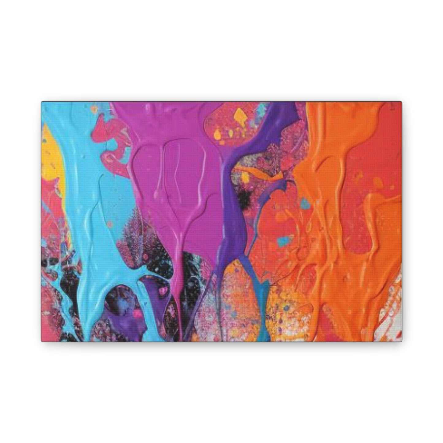 Primary Elegance: A Symphony of Sophistication Canvas Print