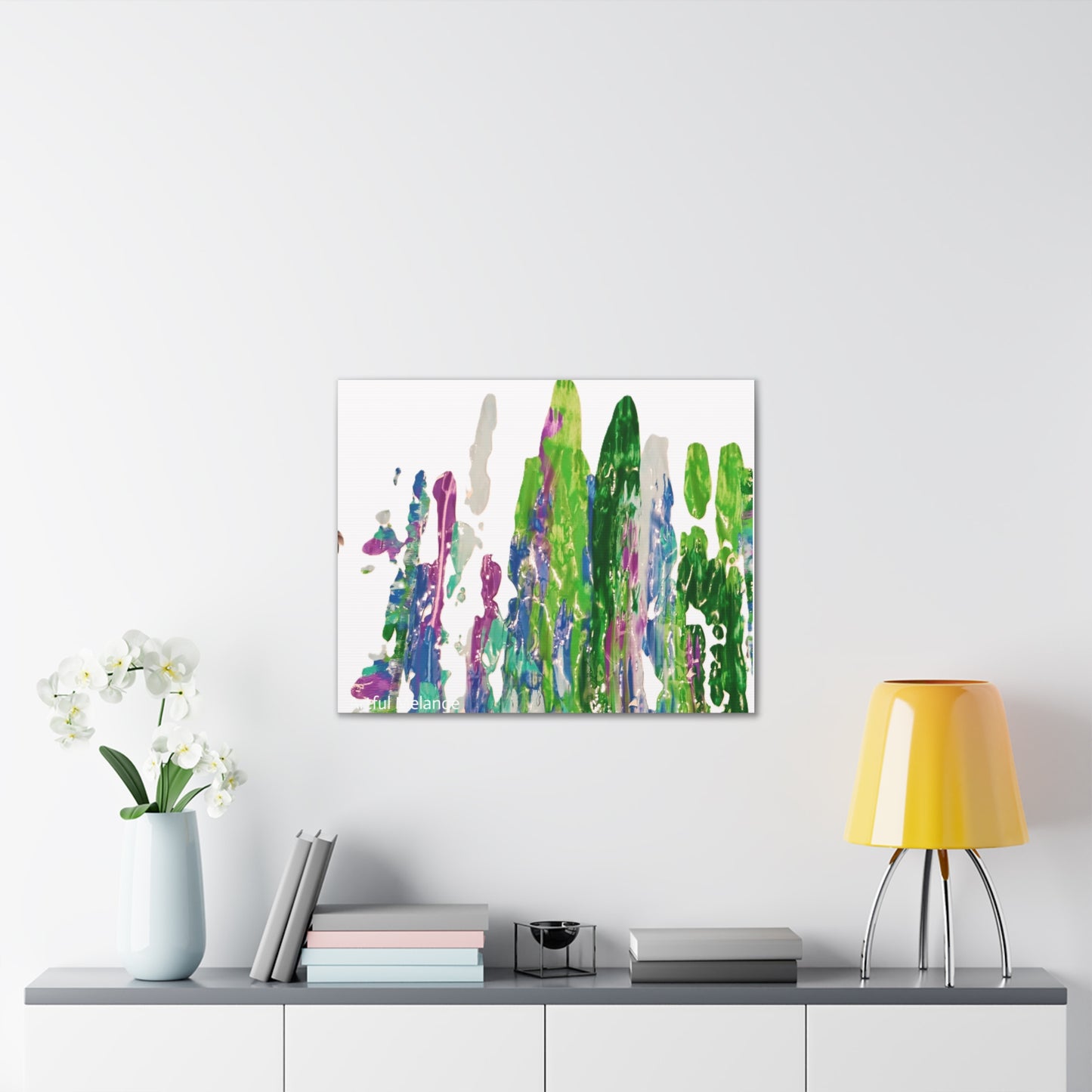 Acrylic Abstract Canvas Print - Richly Textured Artistry