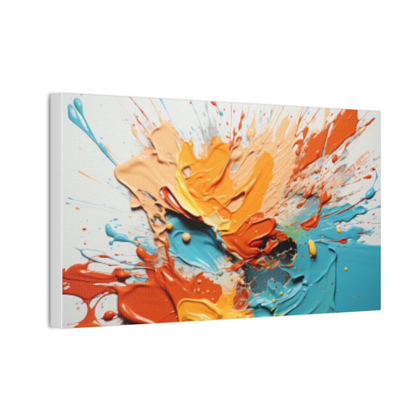 Primary Elegance: A Symphony of Sophistication Canvas Print