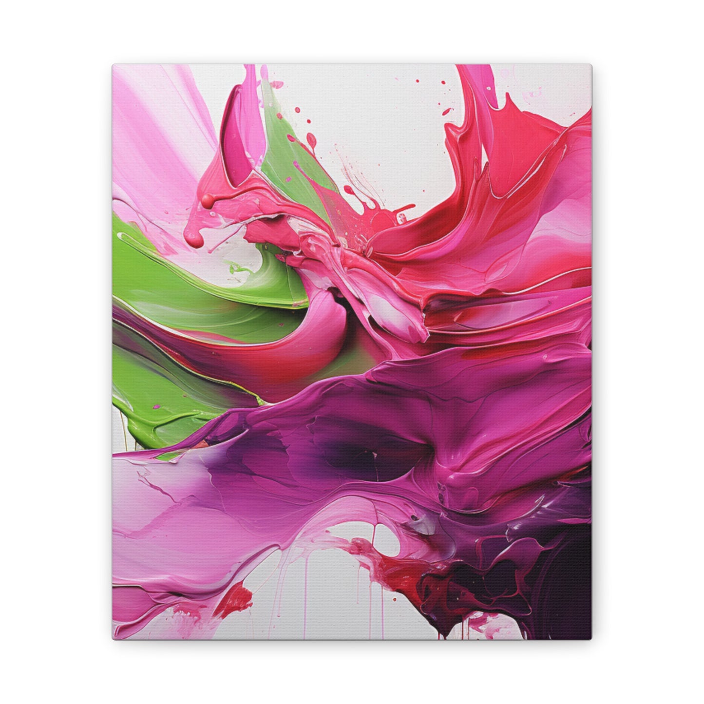 Acrylic Abstract Canvas Print - Richly Textured Artistry