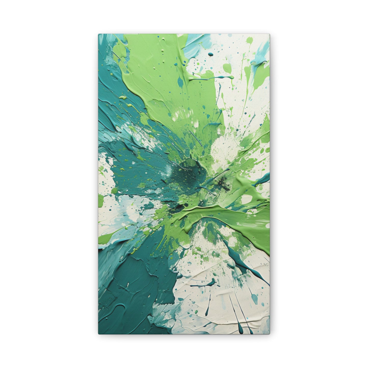 Acrylic Abstract Canvas Print - Richly Textured Artistry