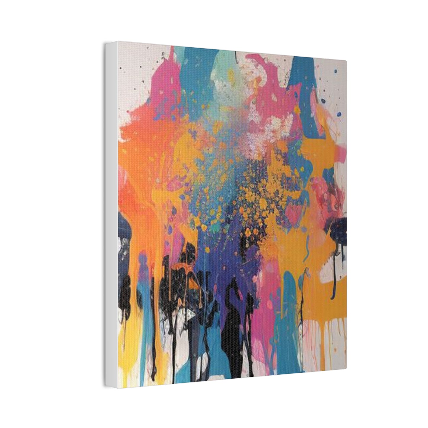 Primary Elegance: A Symphony of Sophistication Canvas Print