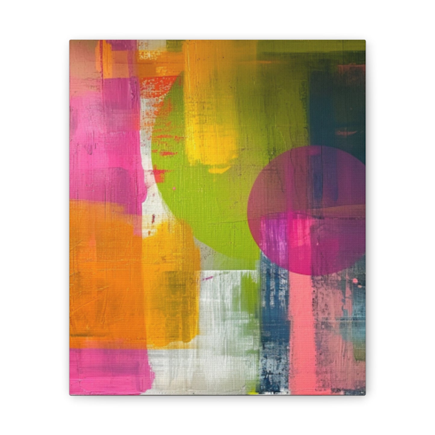 Primary Elegance: A Symphony of Sophistication Canvas Print