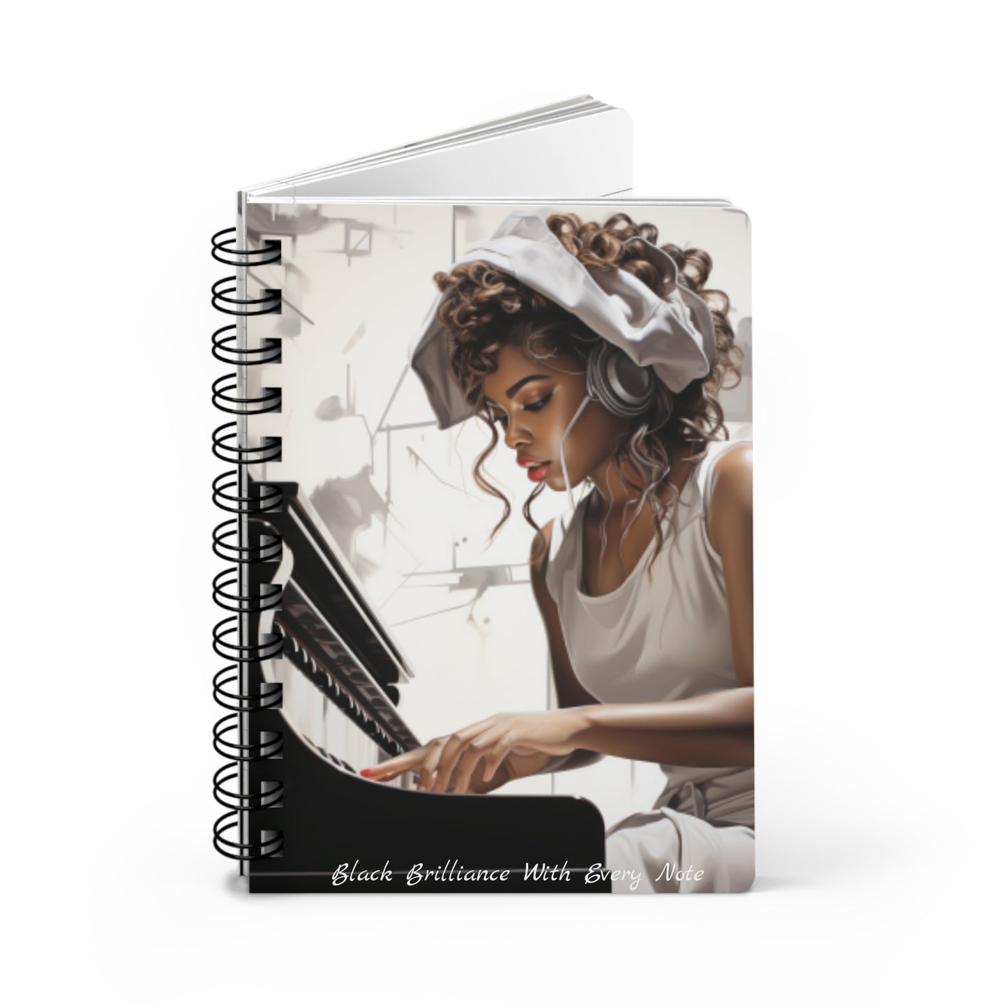 Harmony Heritage Black Brilliance Spiral Bound Journal