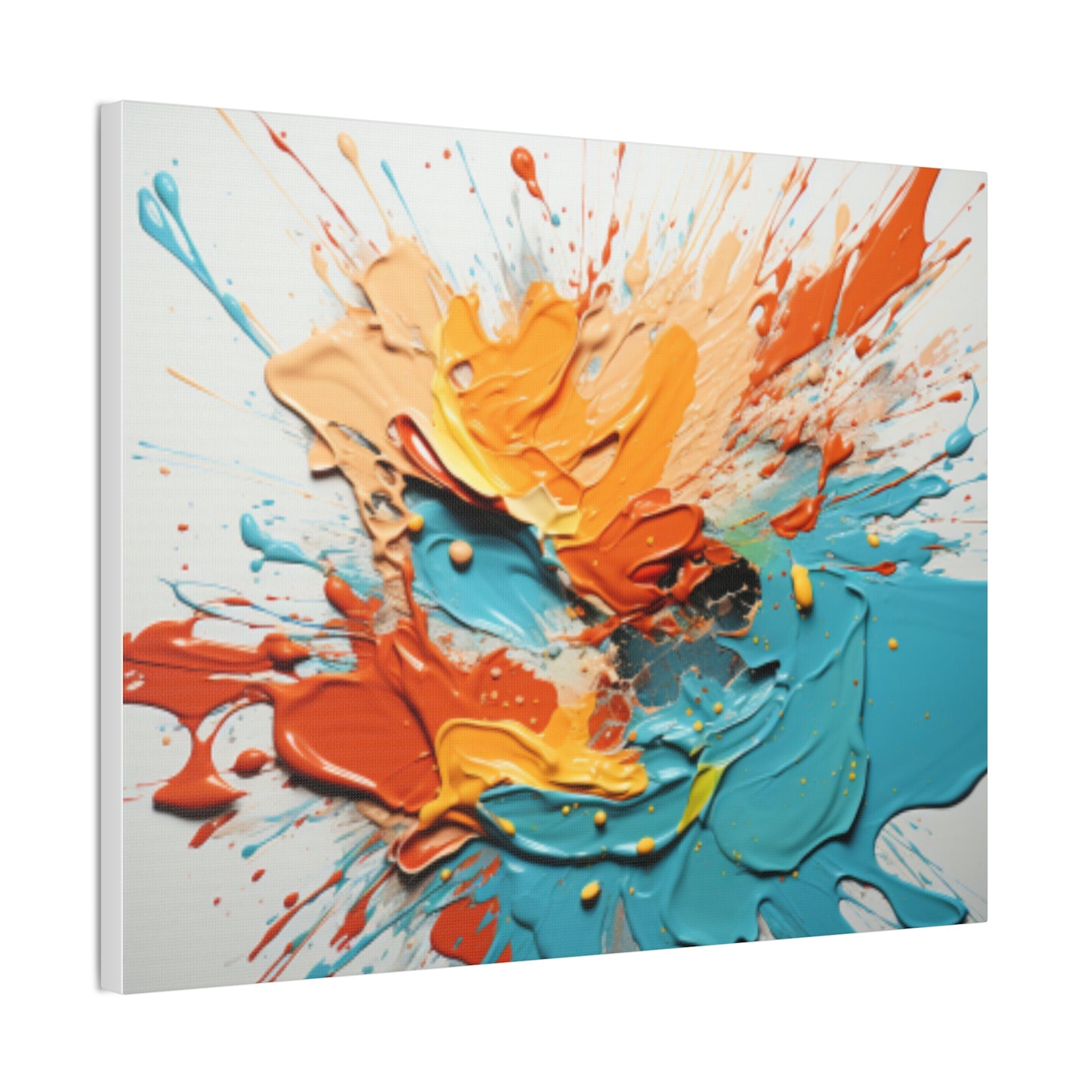 Primary Elegance: A Symphony of Sophistication Canvas Print